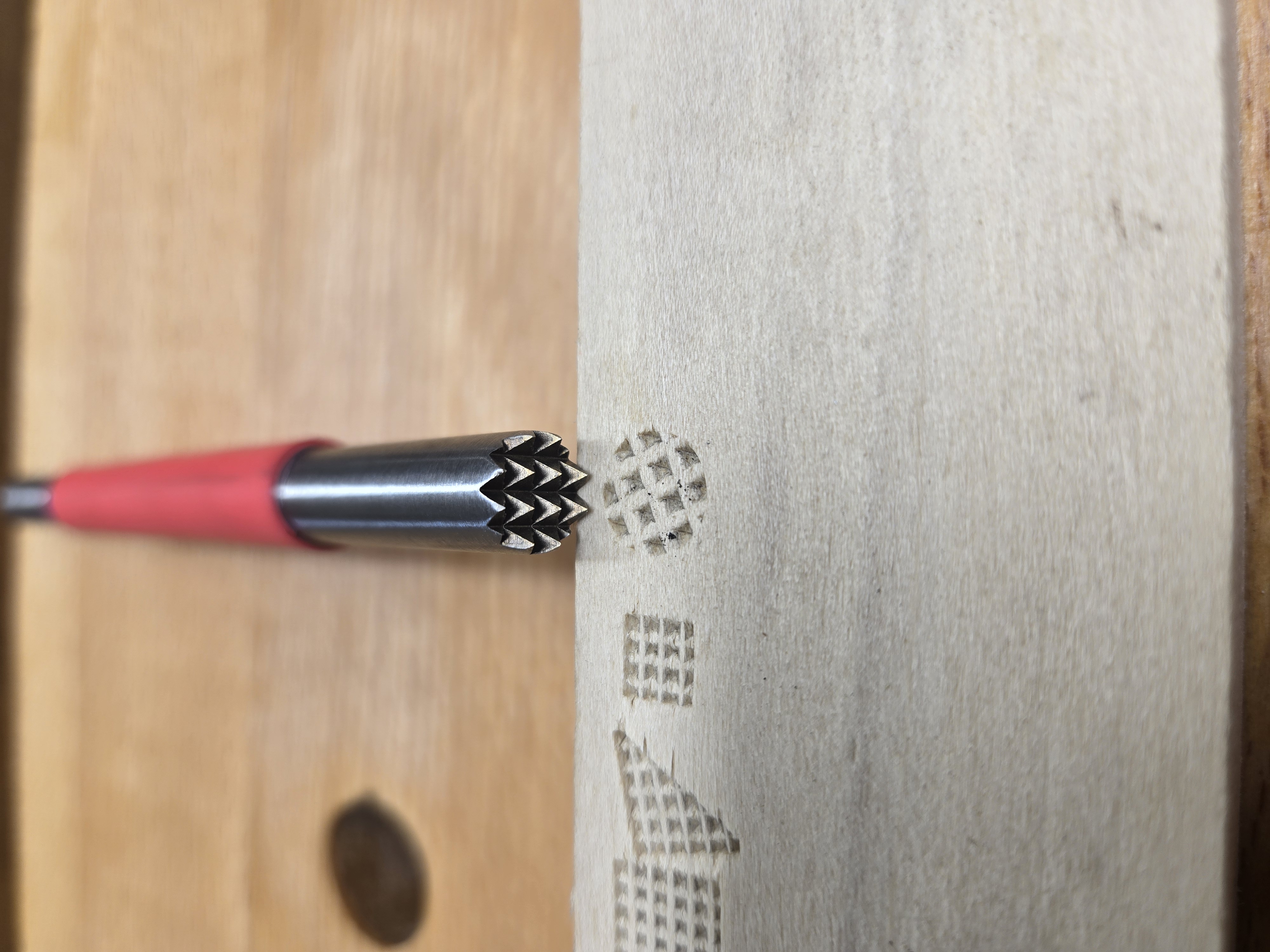 3/8 Coarse Round Stamp 