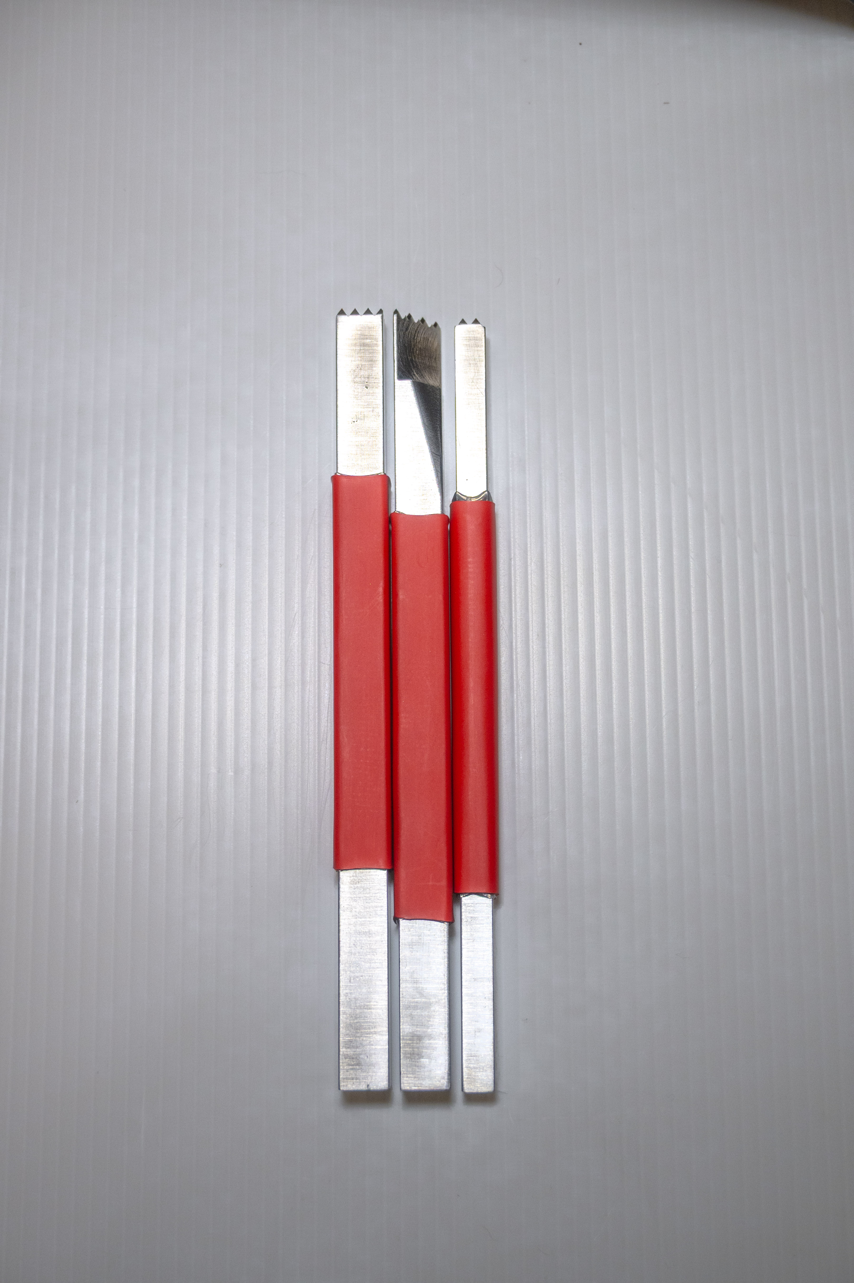 Set of 3 Square Stamps- Coarse or Fine