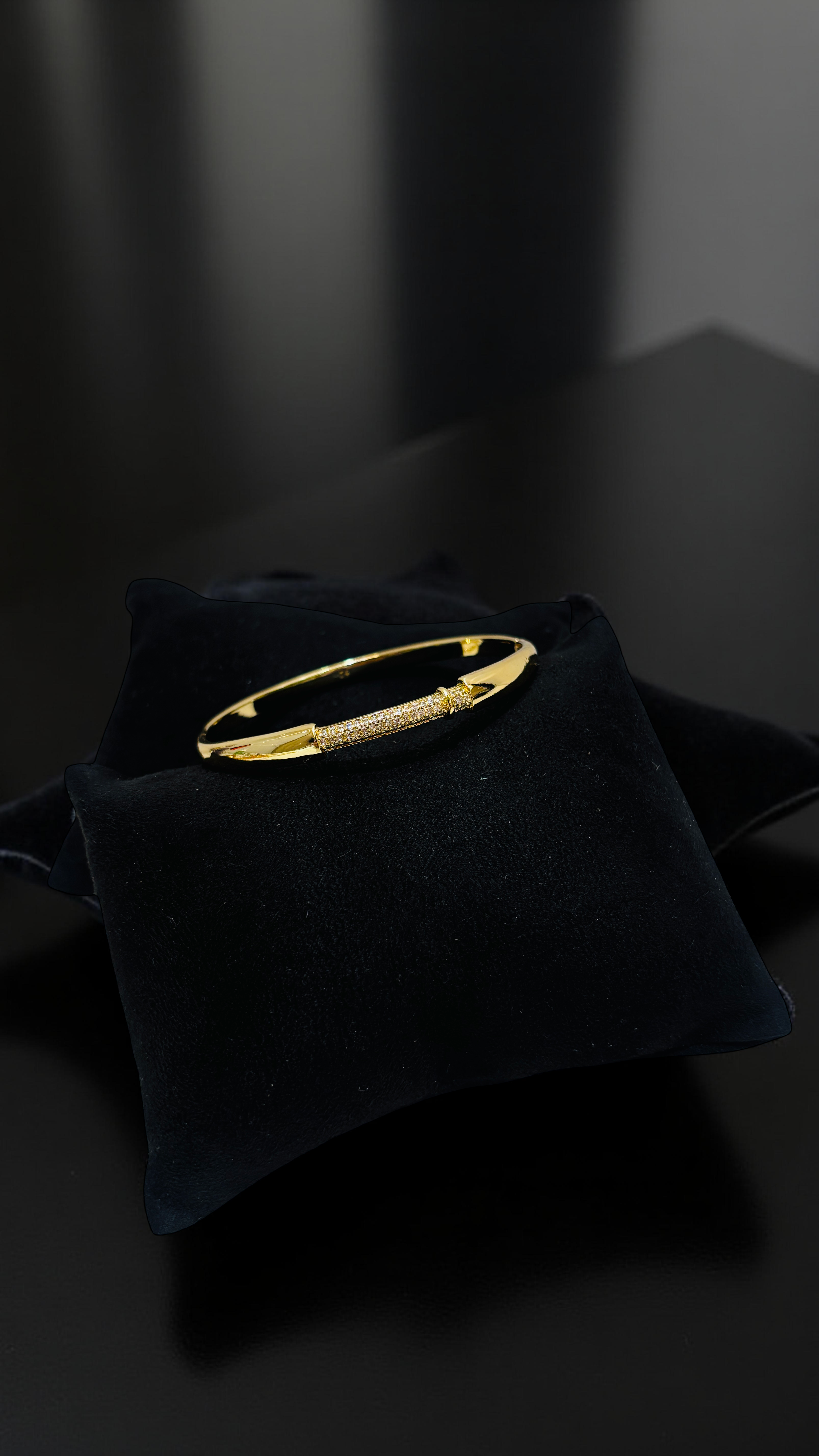 Fancy Gold Kada Bracelet