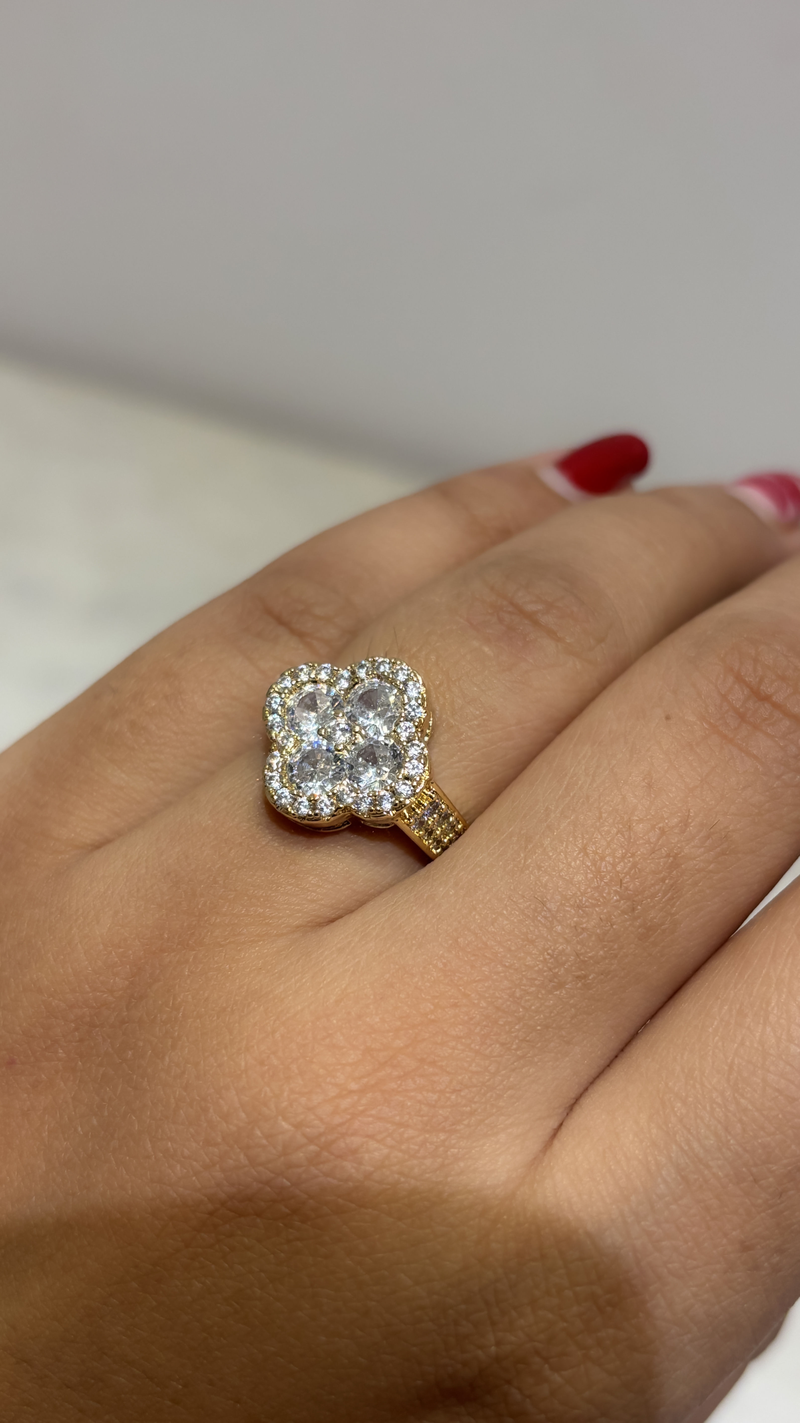 Cushion Cut adjustable  Ring