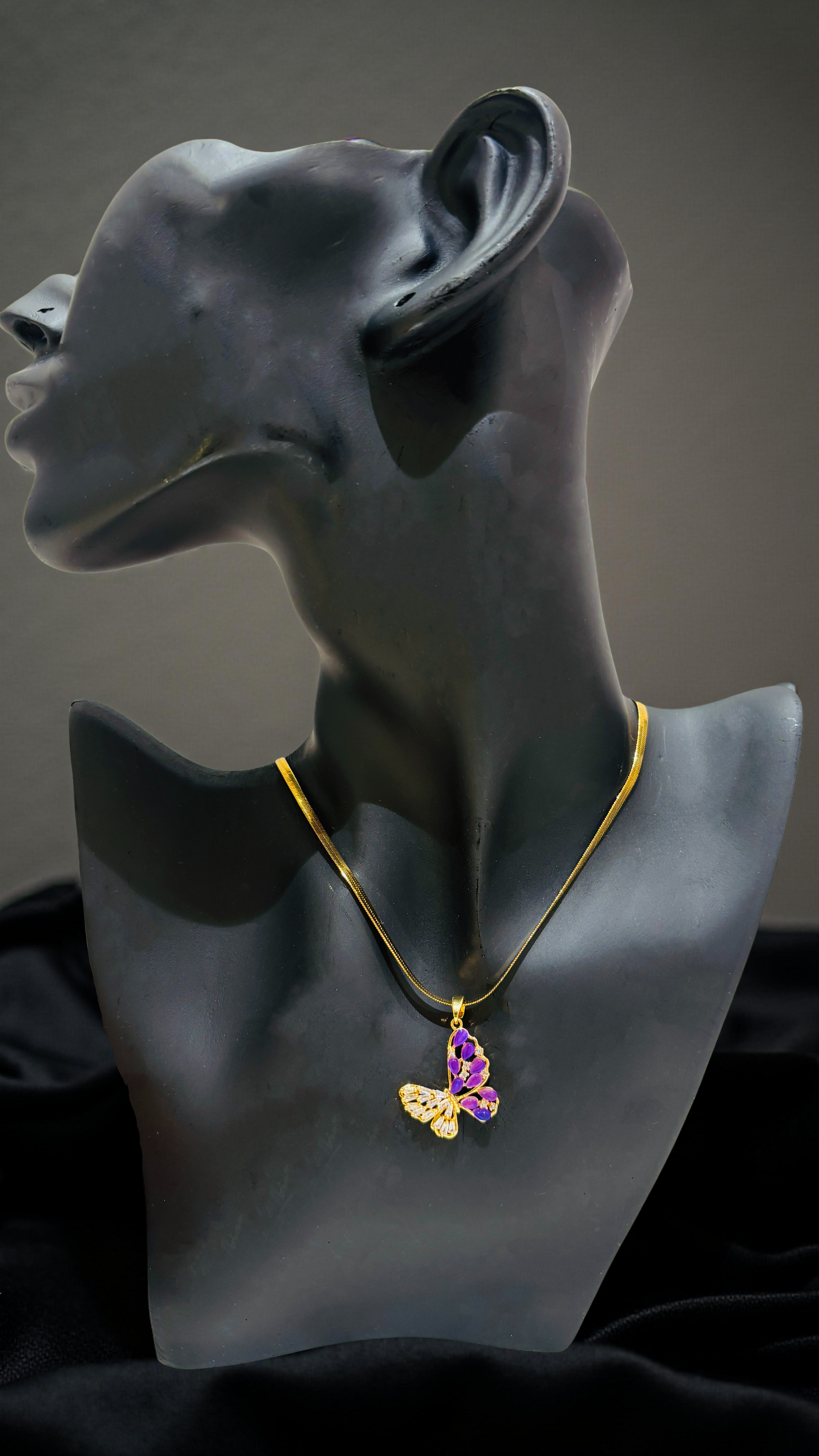 Elegant Butterfly Pendant Necklace