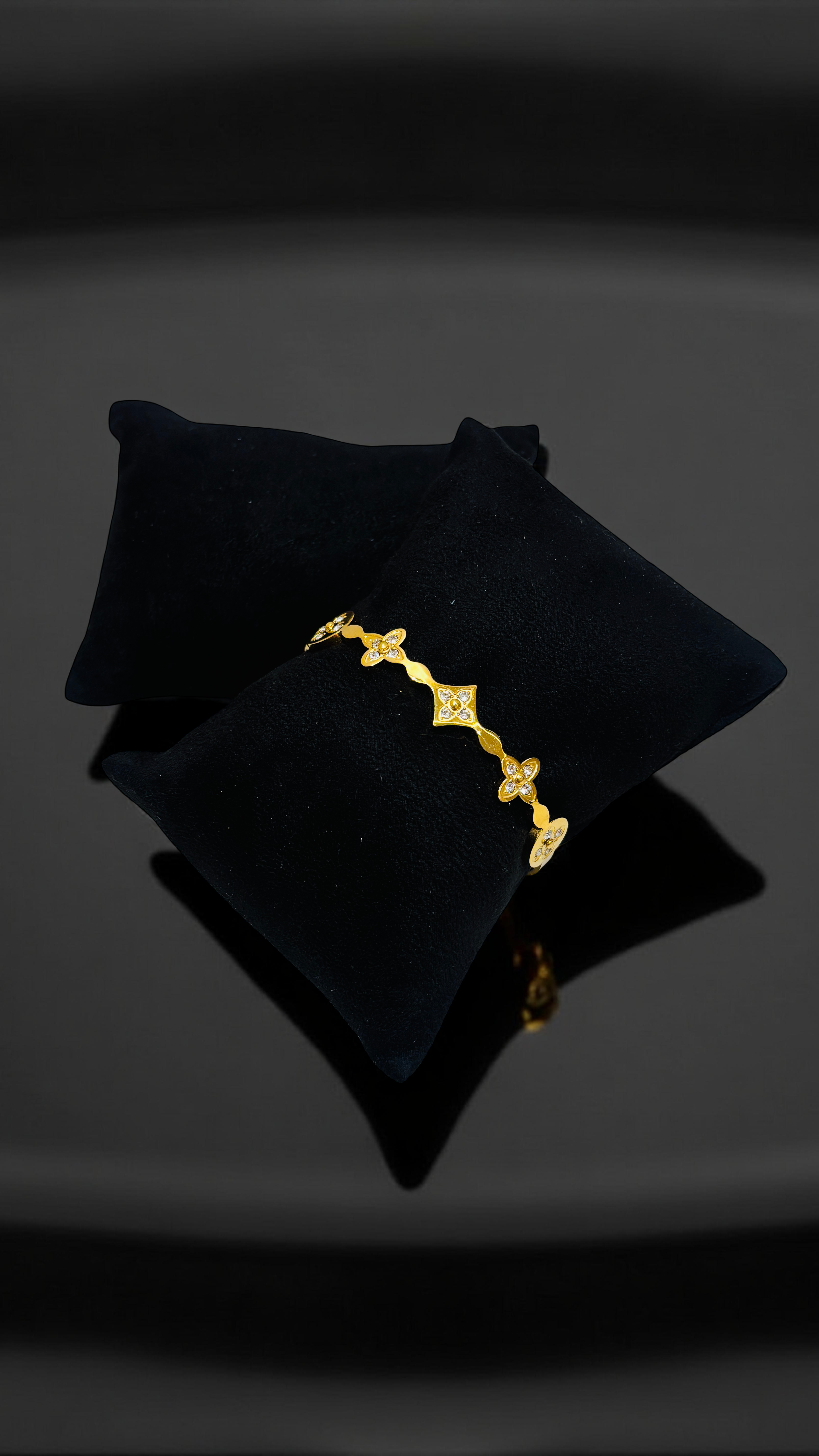 Elegant Gold Kada  Bracelet