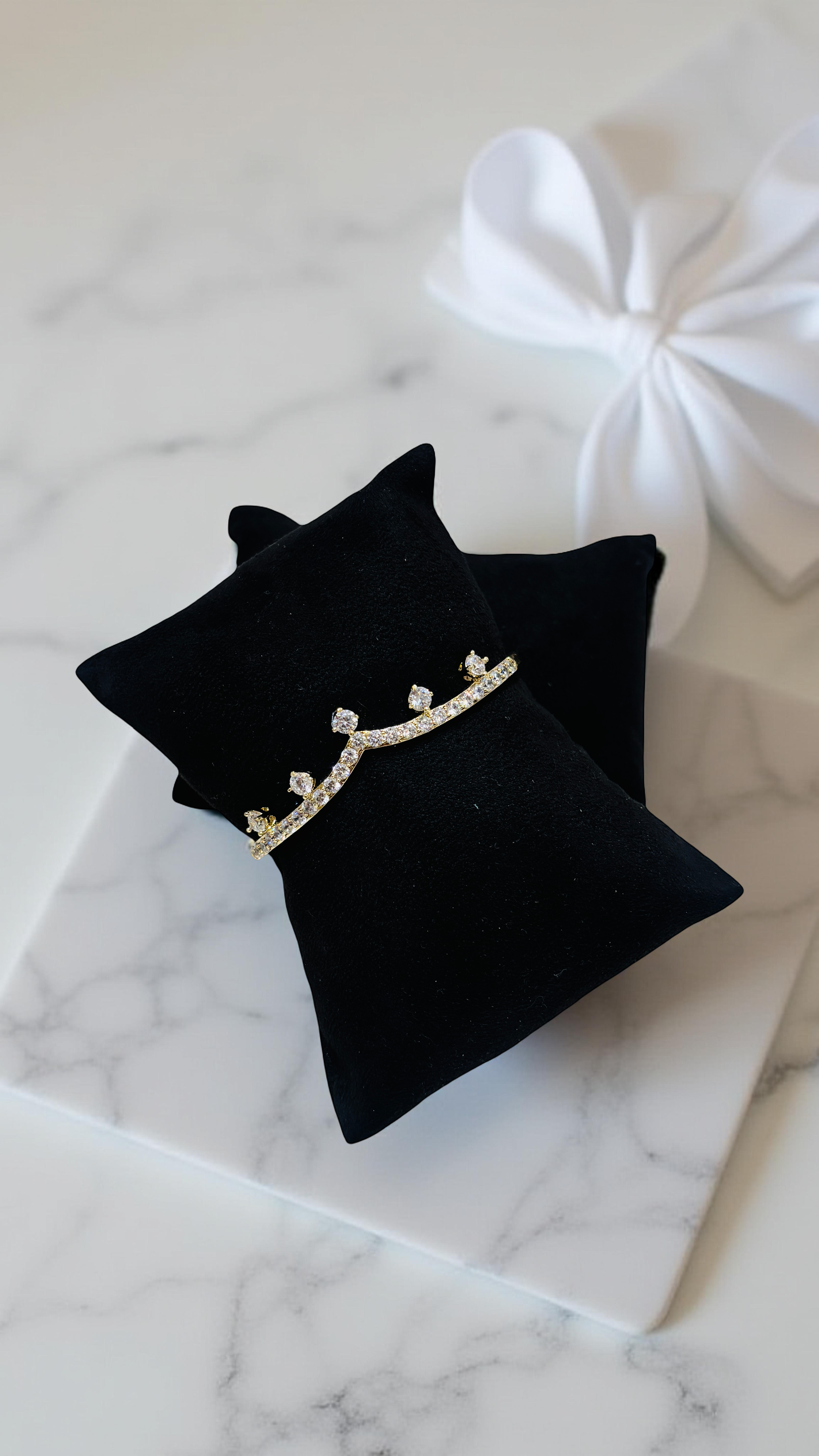 Crown old Plated Kada Bracelet