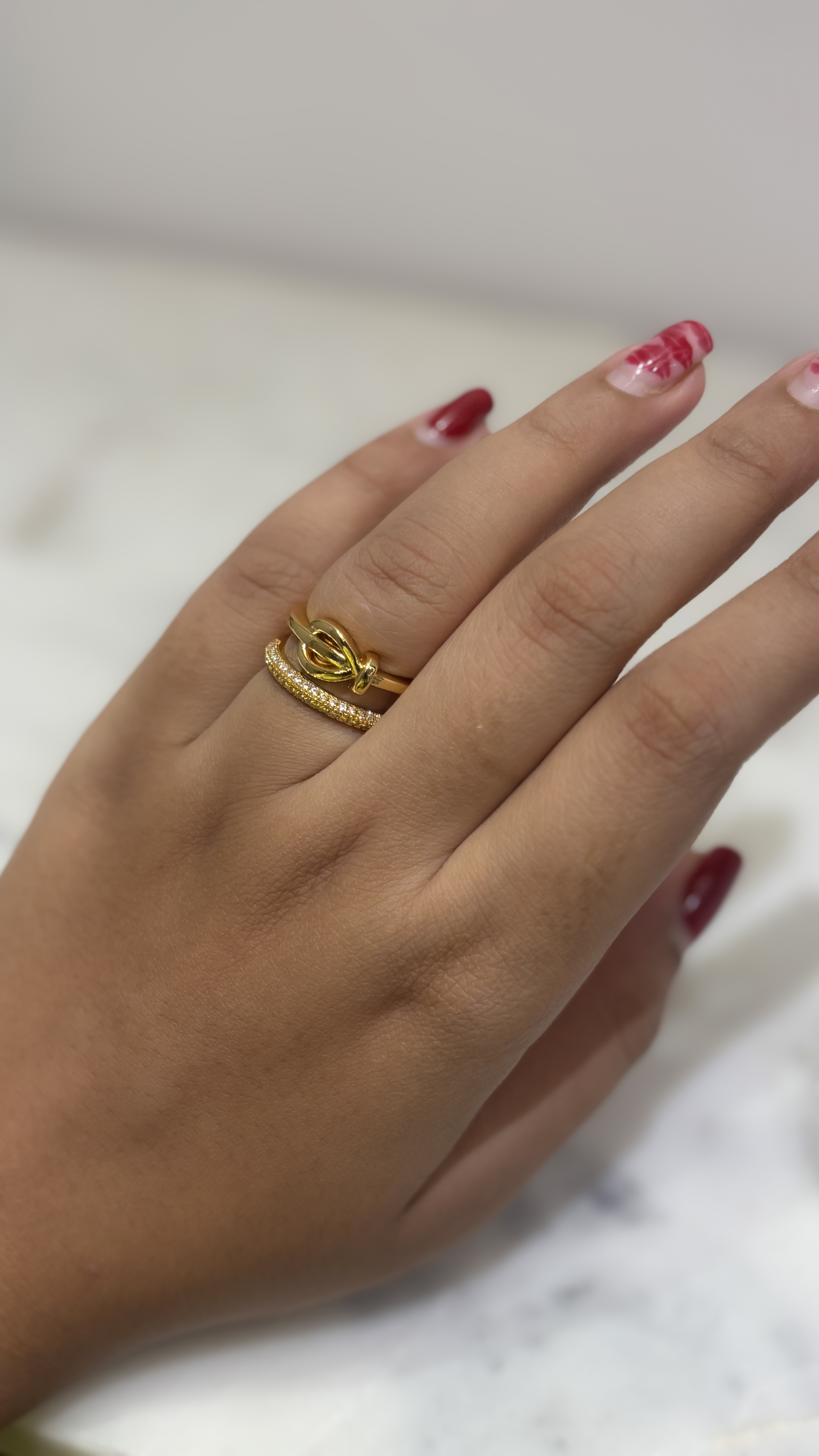 Elegant Gold Ring adjustable