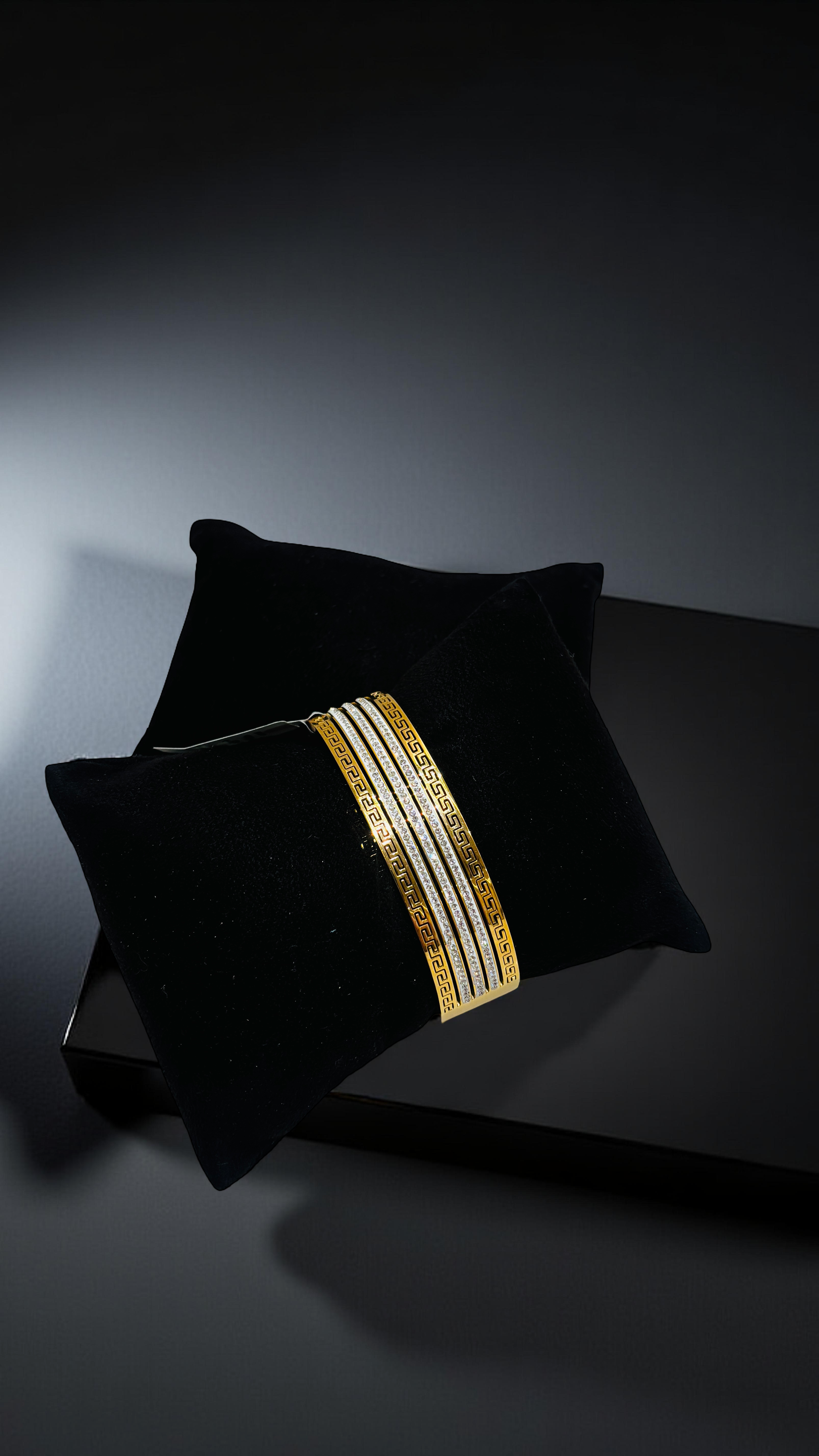 Shiny Golden Kada bracelet 