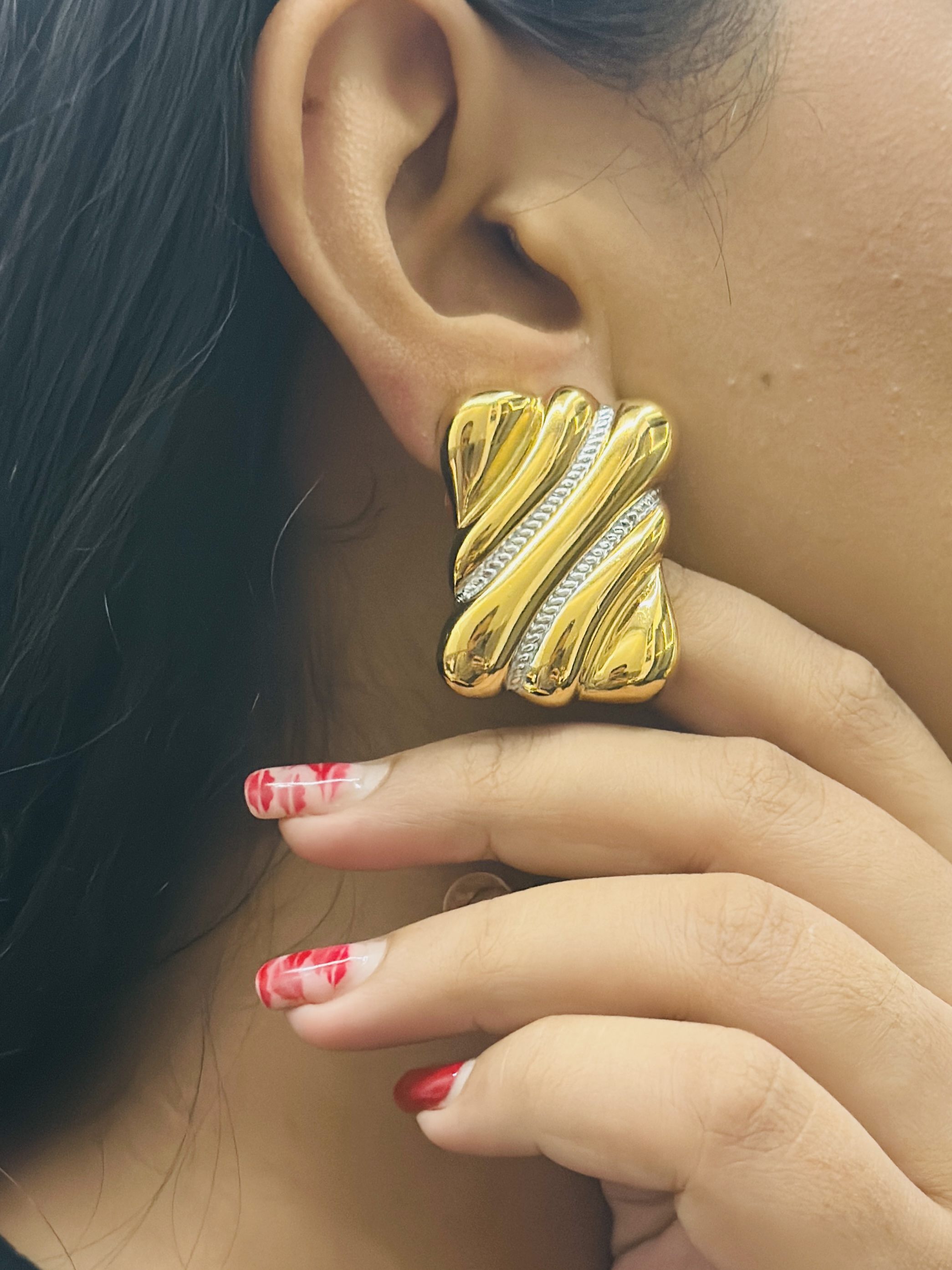 Elegant Gold Plated Earrings