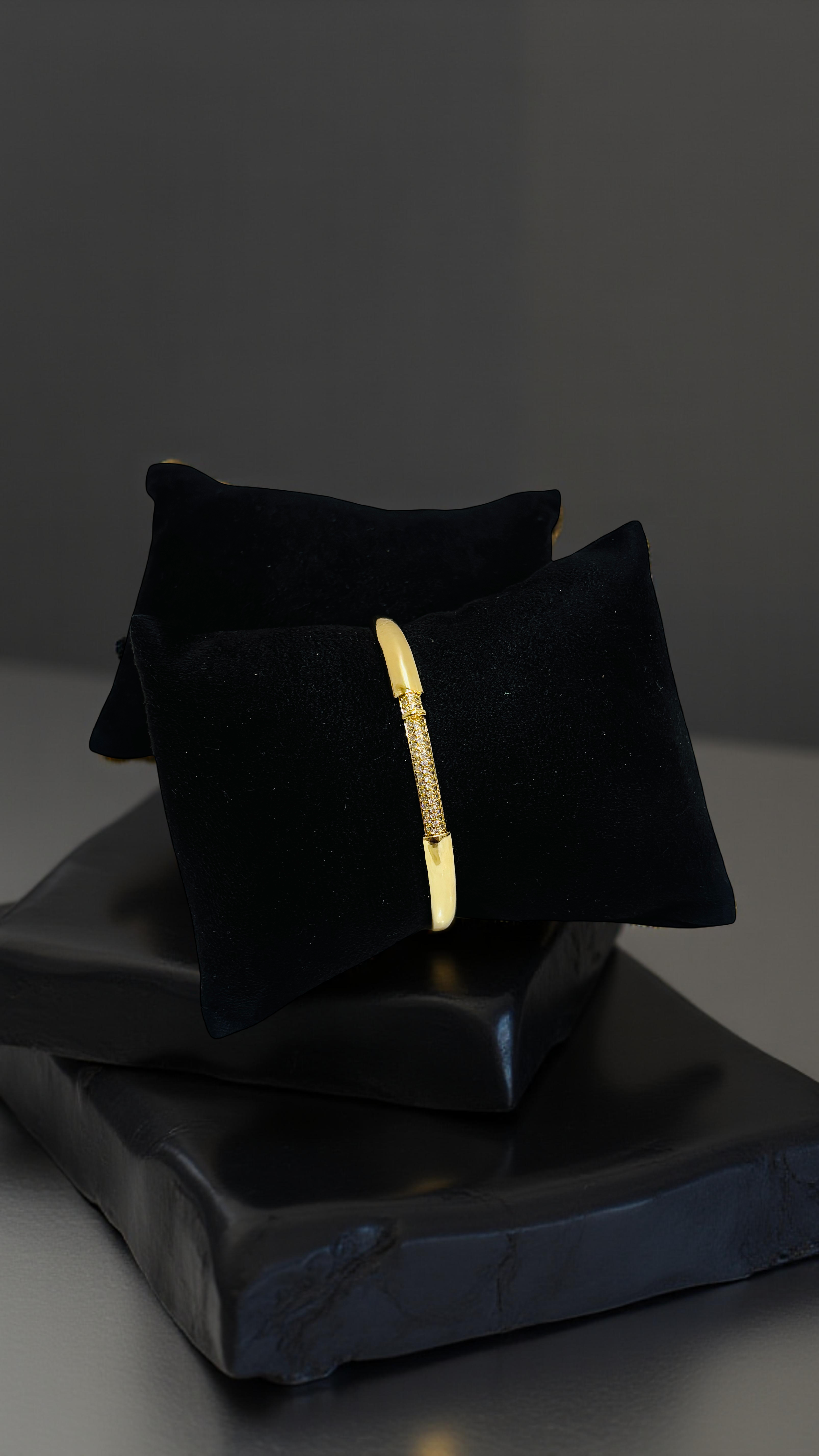 Fancy Gold Kada Bracelet