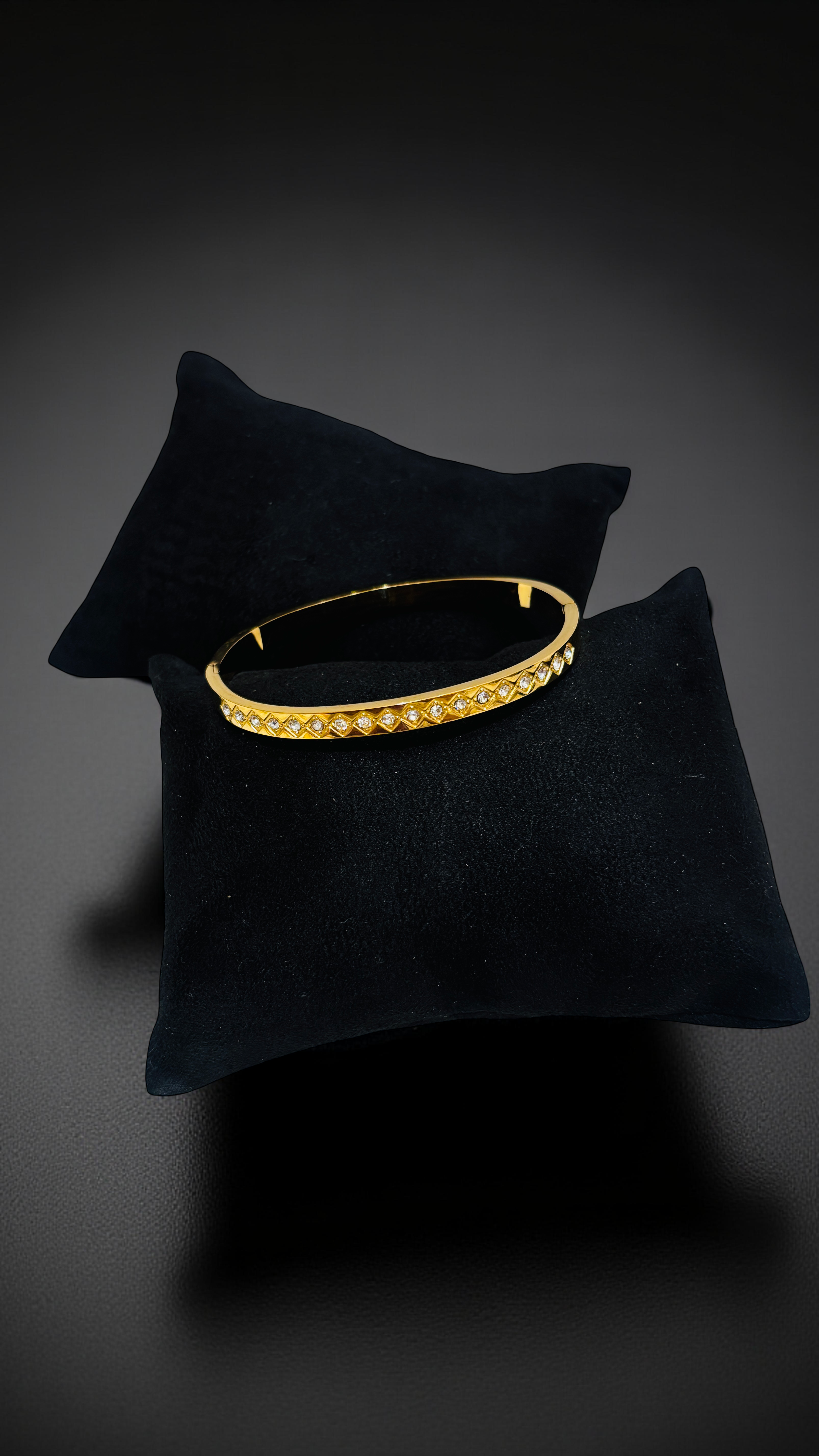Fancy Gold Kada  Bracelet