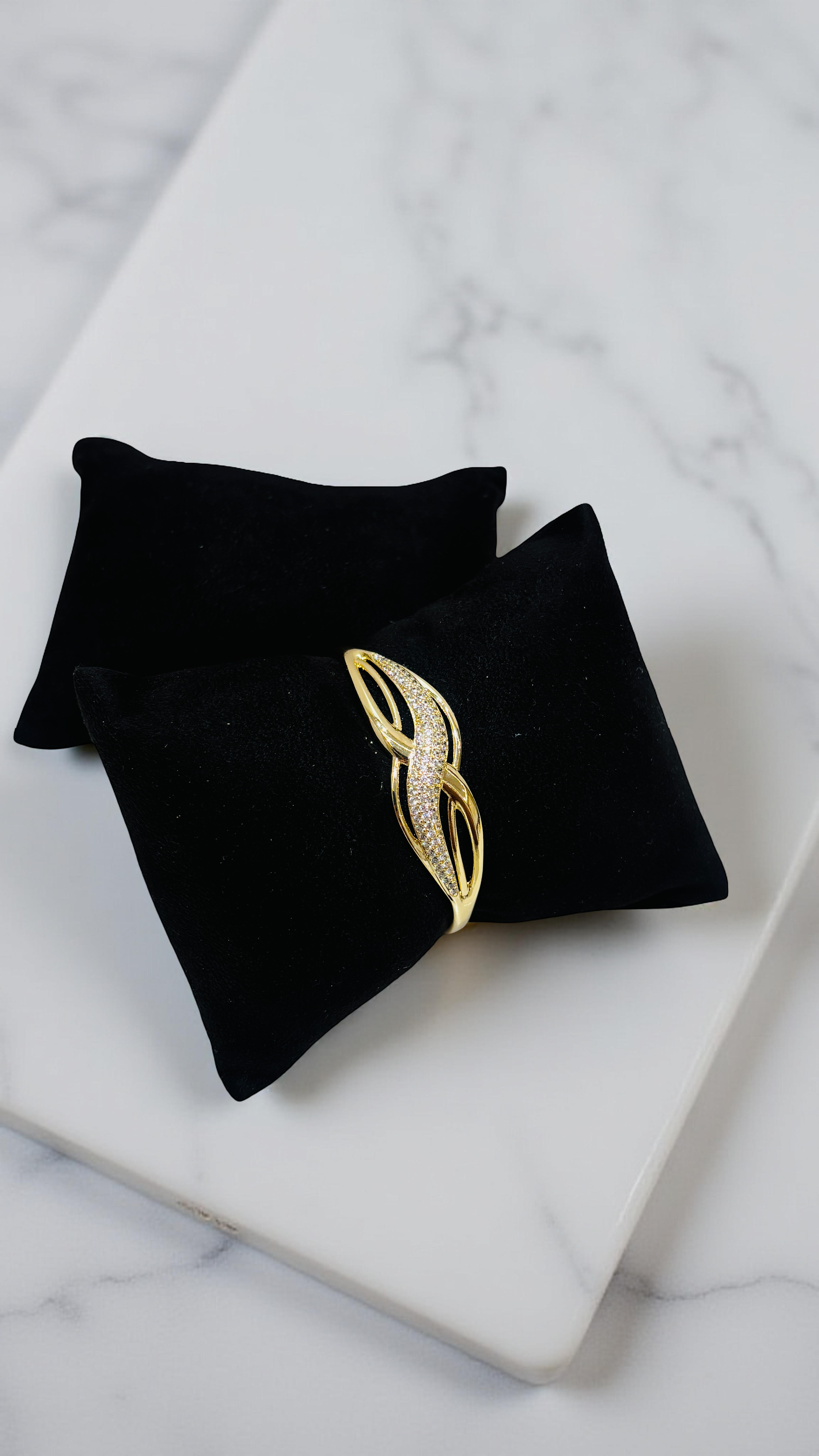 Elegant Gold Kada Bracelet