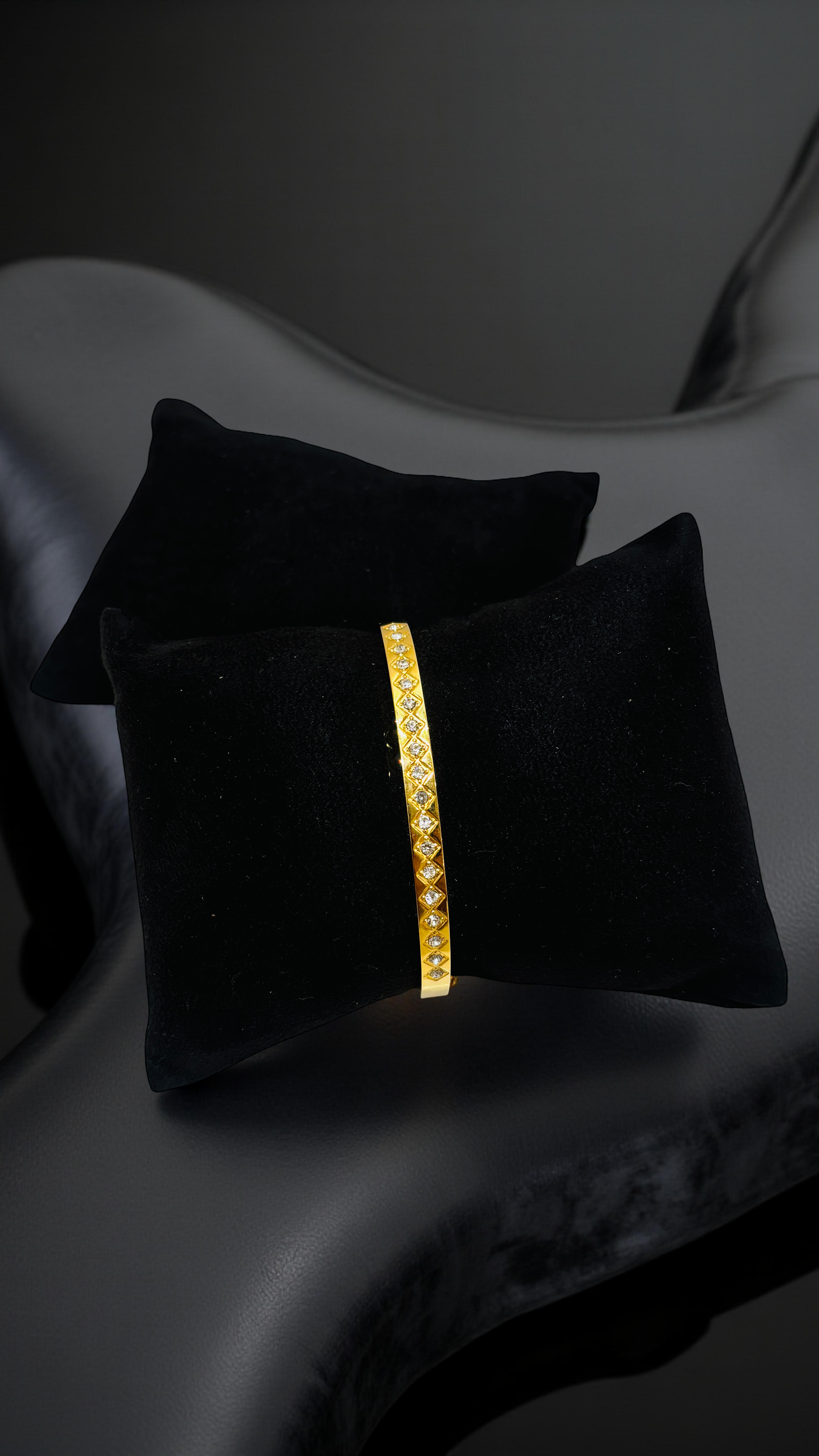 Fancy Gold Kada  Bracelet