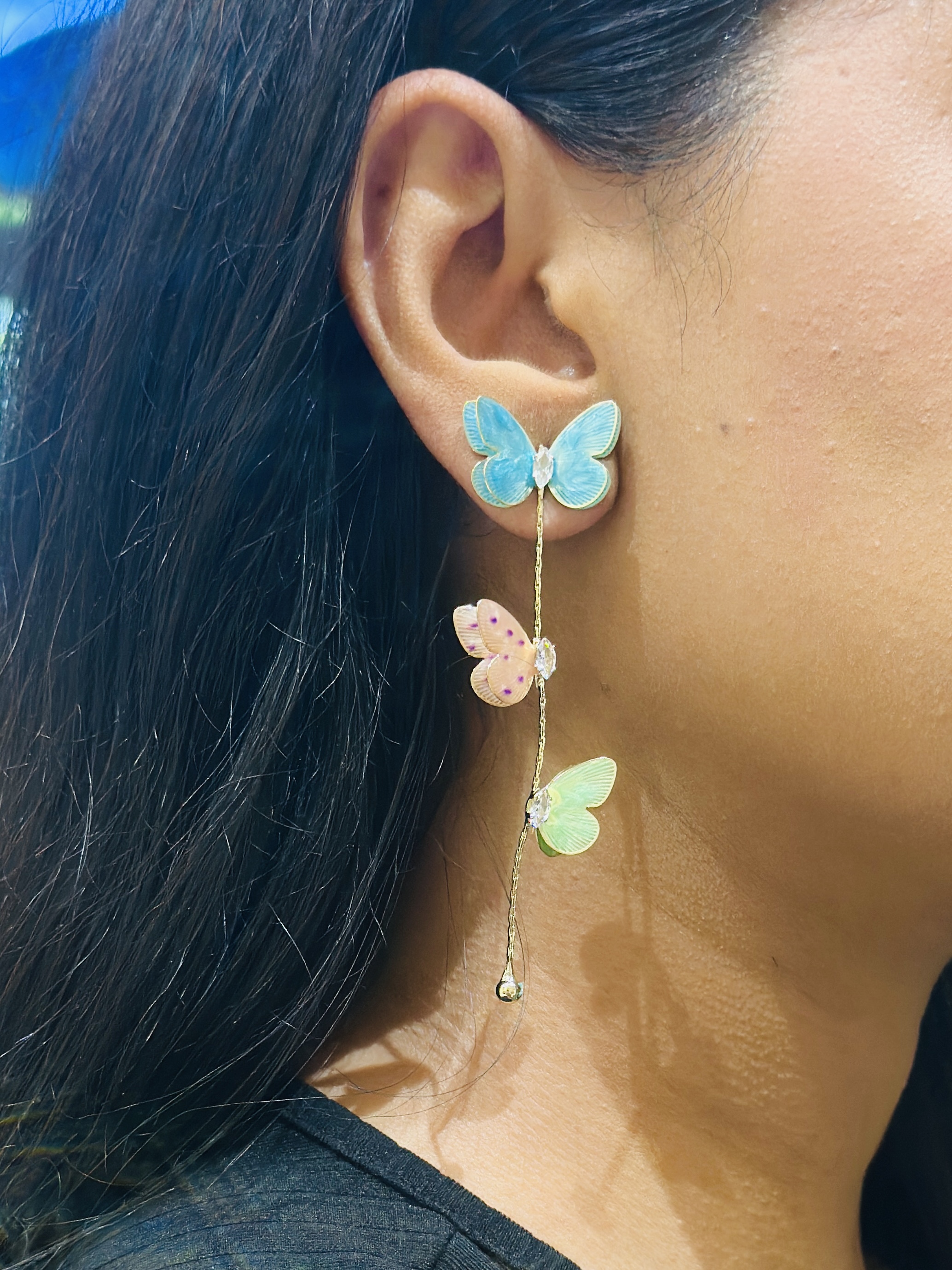 Butterfly Dangle Earrings