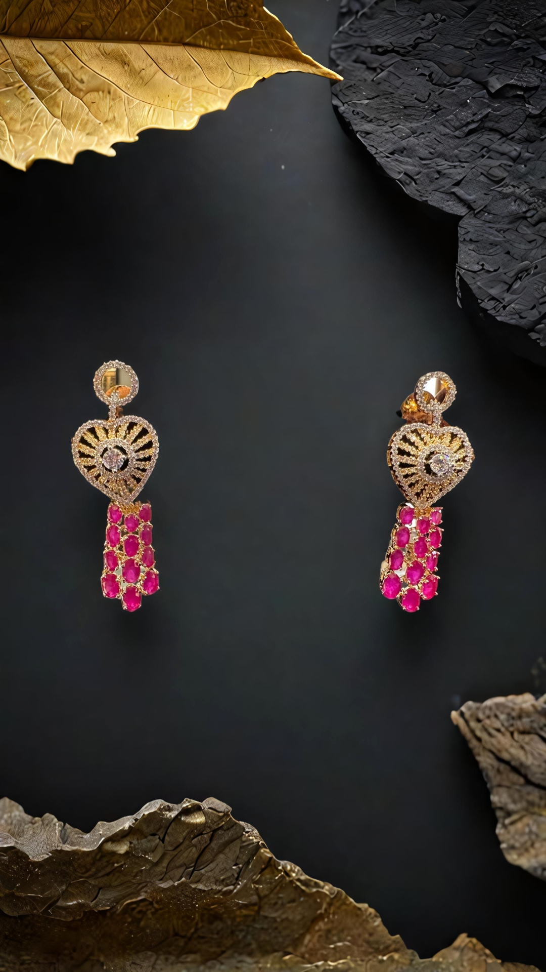 Elegant Pink Gemstone Choker Necklace