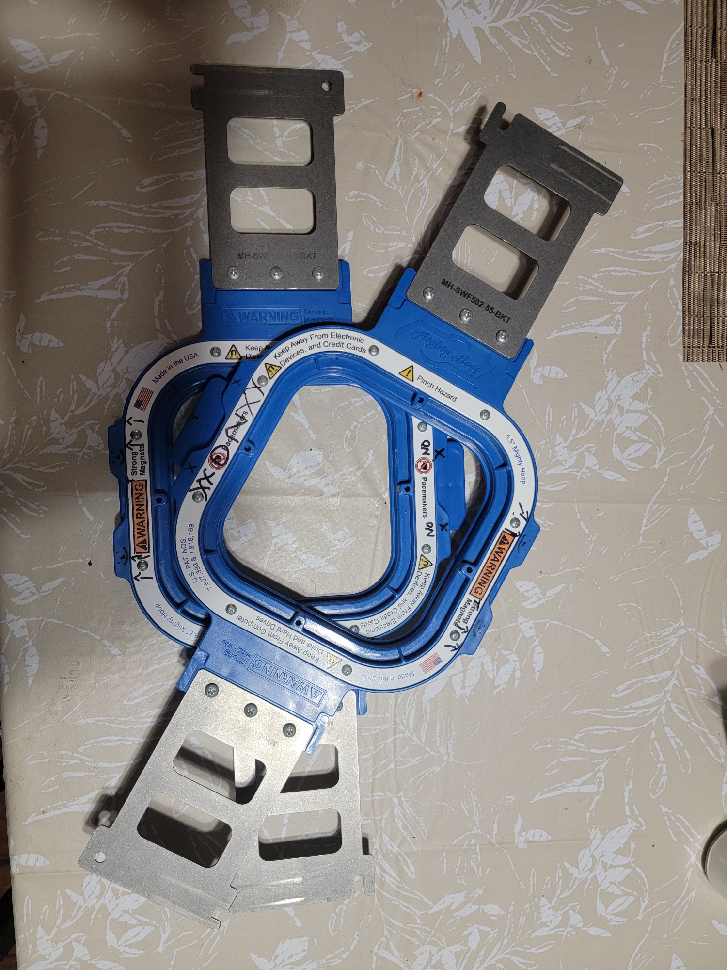 Used - SWF – 5.5″ Mighty Hoop with SWF-500 Brackets