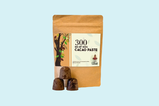 Pure Pacific Cacao Paste, 30gm pieces - 300gm