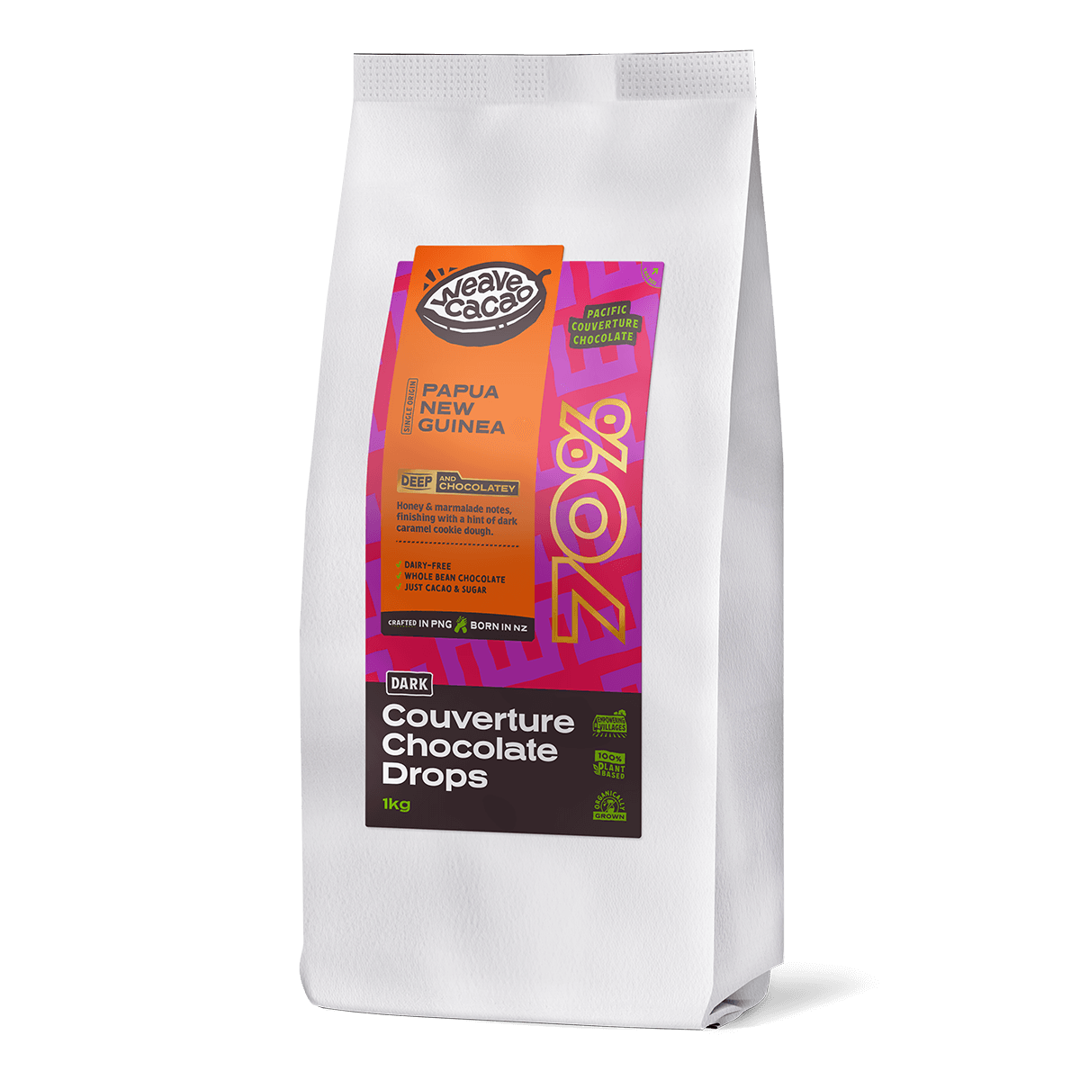 Weave 70% Couverture Chocolate - 1KG