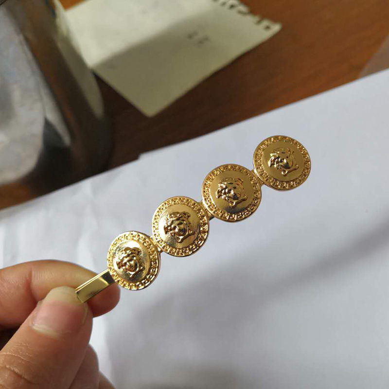 Gold Coin Hair Clip