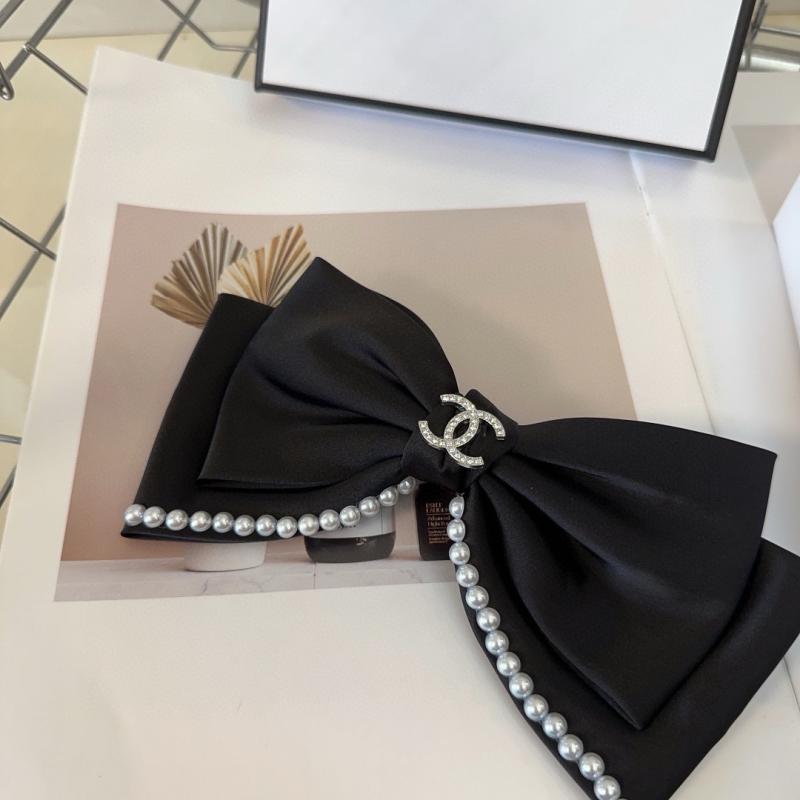 Elegant Black Bow Hair Clip