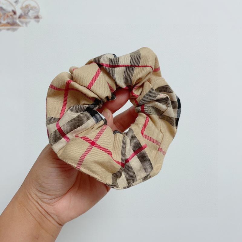 Plaid Hair Scrunchie