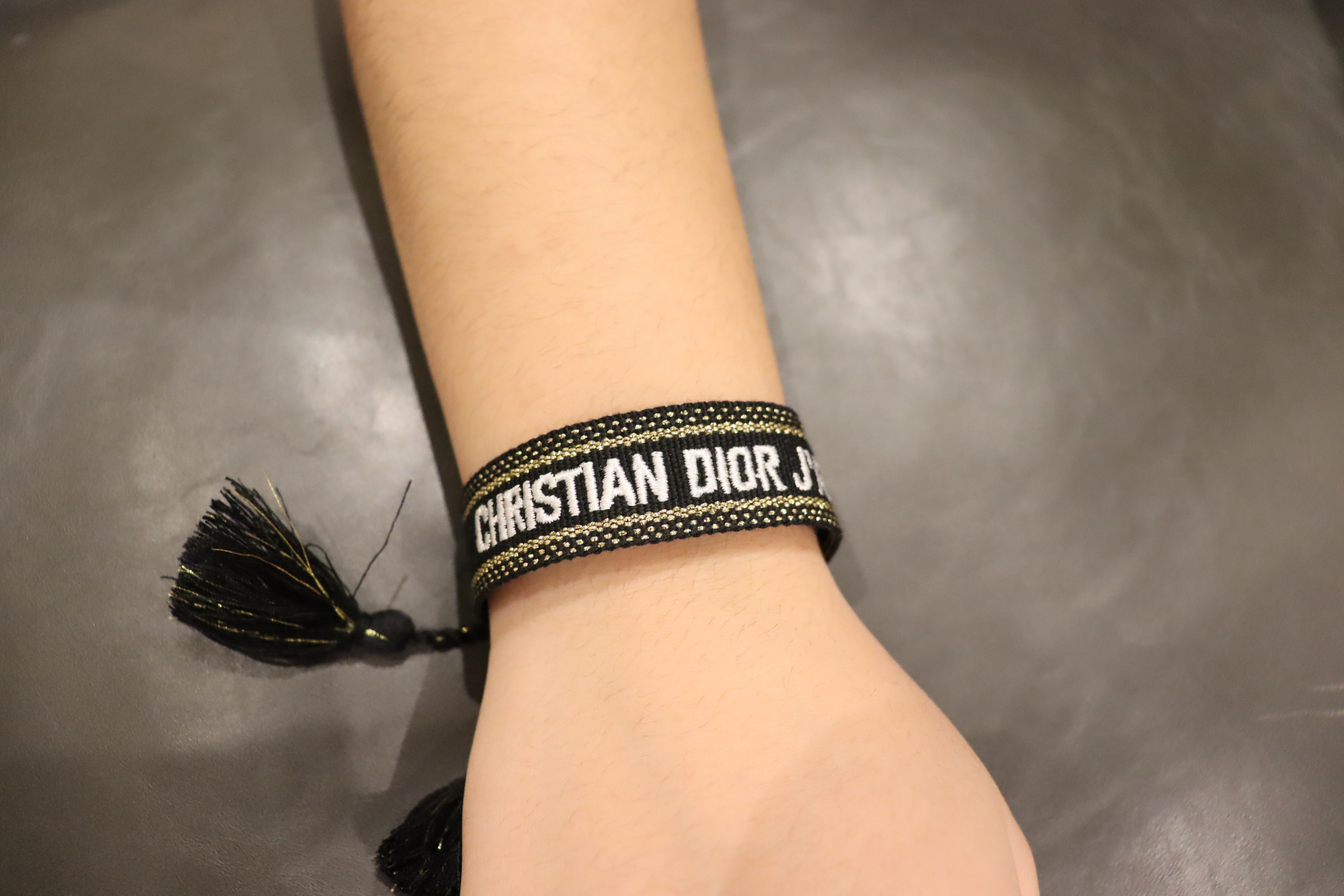 Black Dior Bracelet