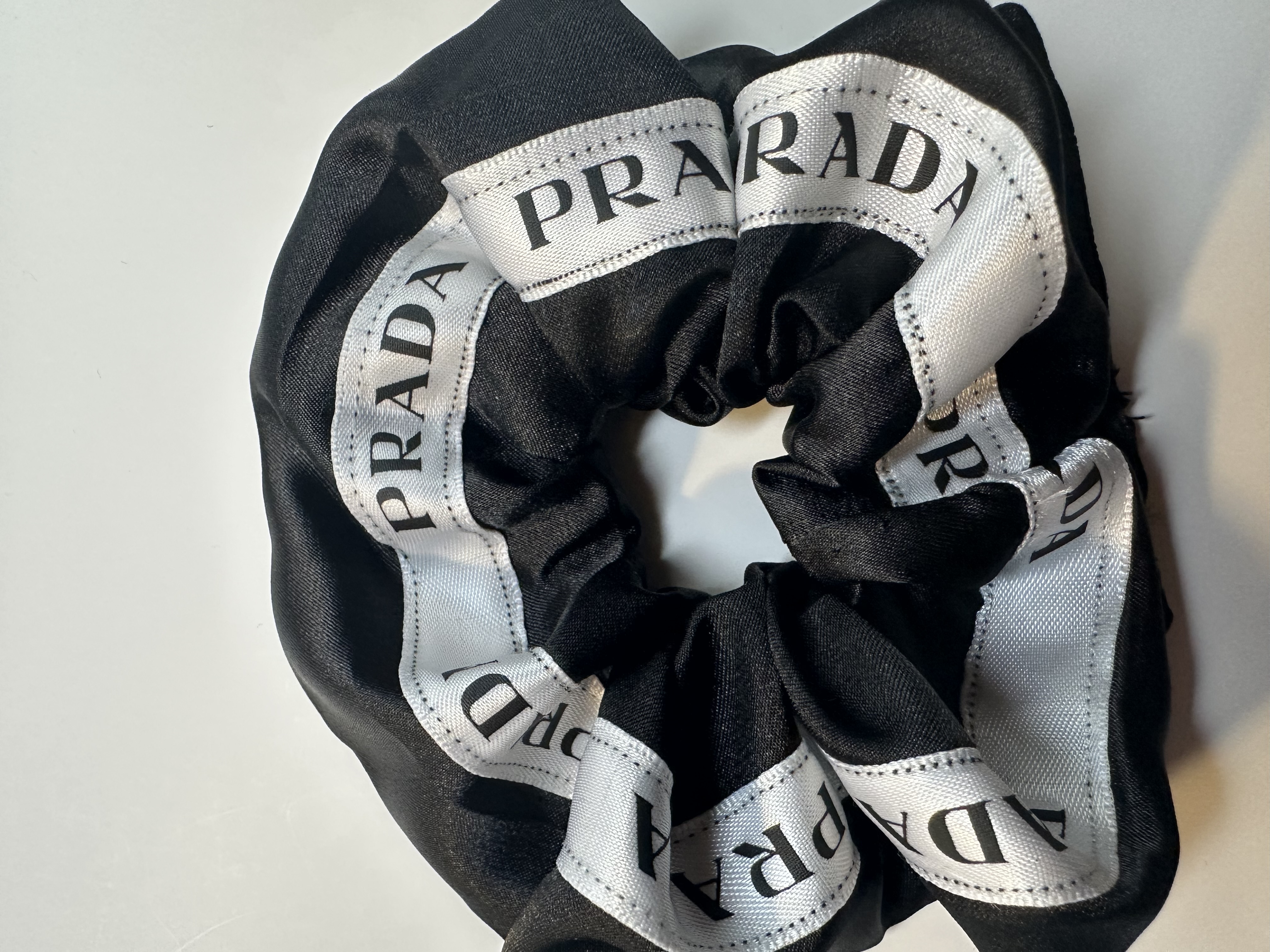 Up-cycled Scrunchies Prada Hair Scrunchies