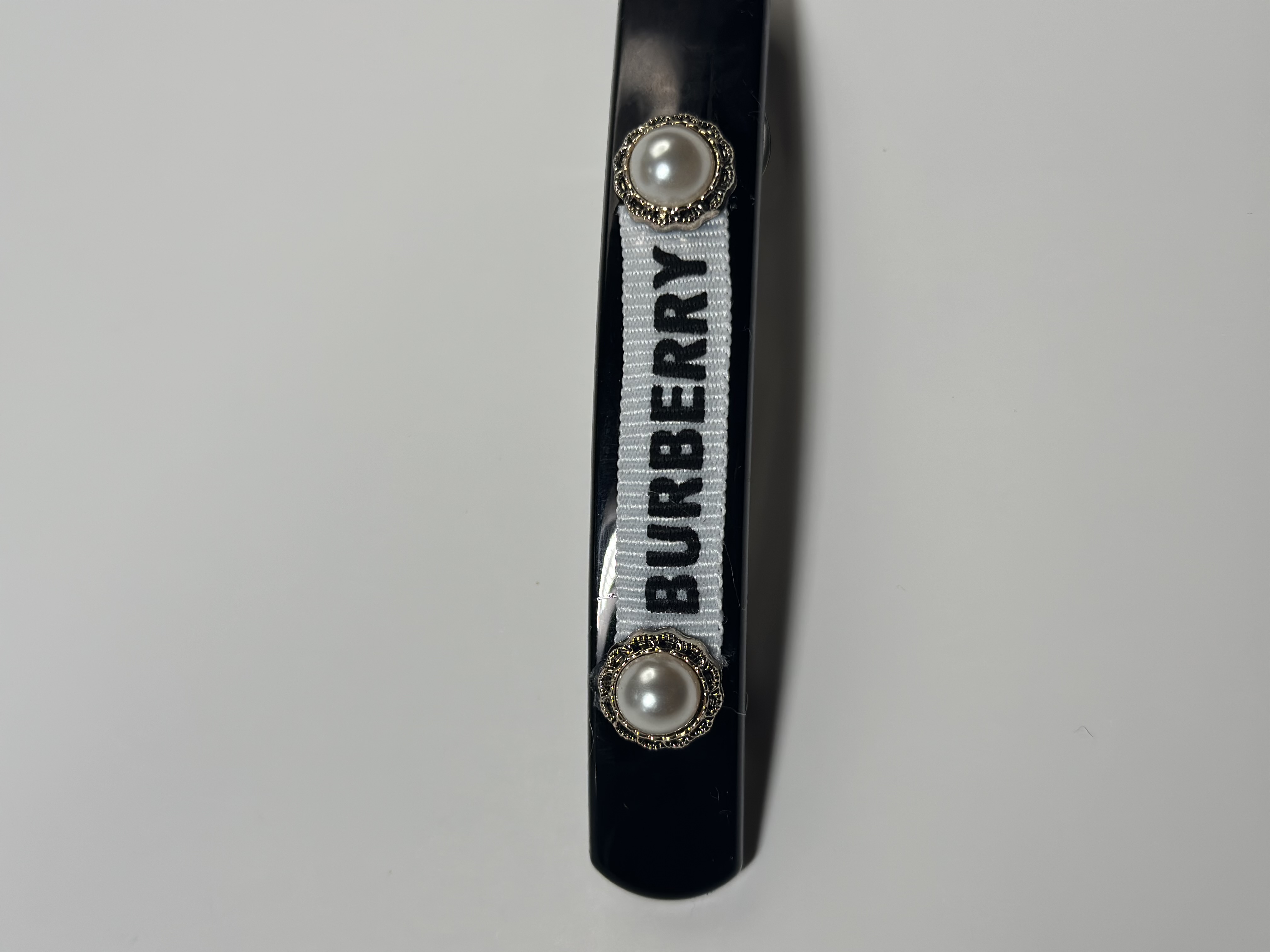 Upcycled Scrunchies Burberry Hair Clip