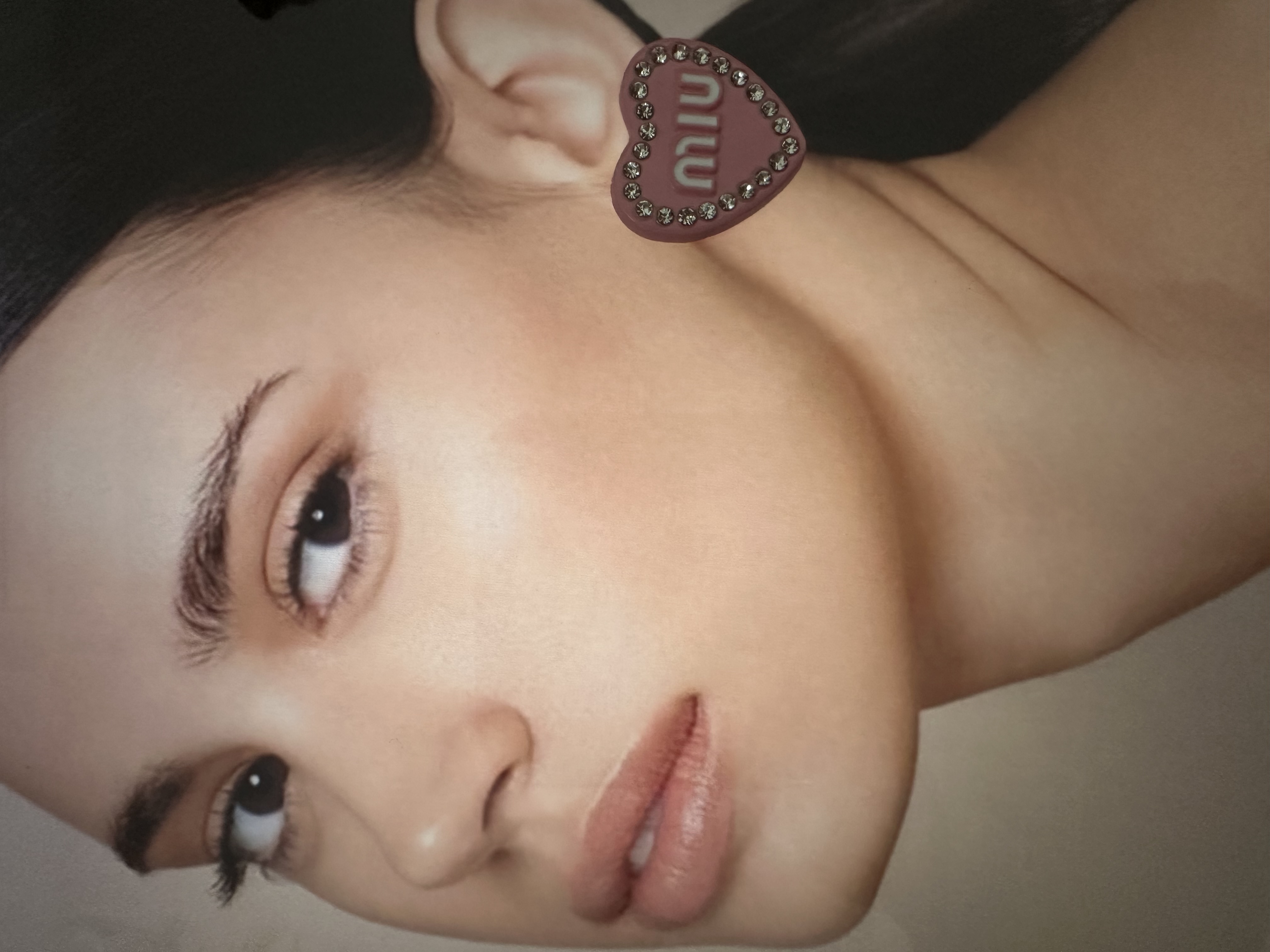 Miu Miu Heart-Shaped Earring