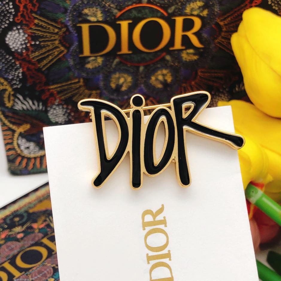 DIOR Logo Brooch