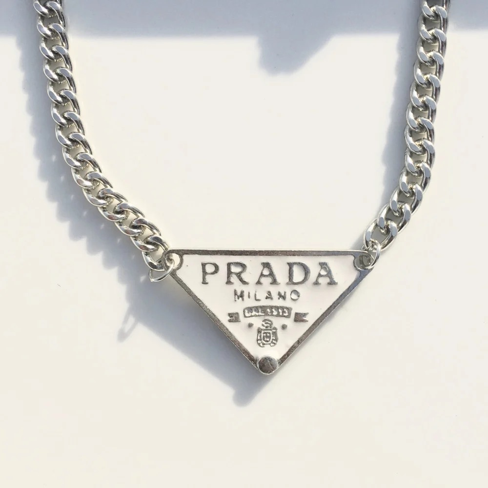 Silver Triangle Necklace