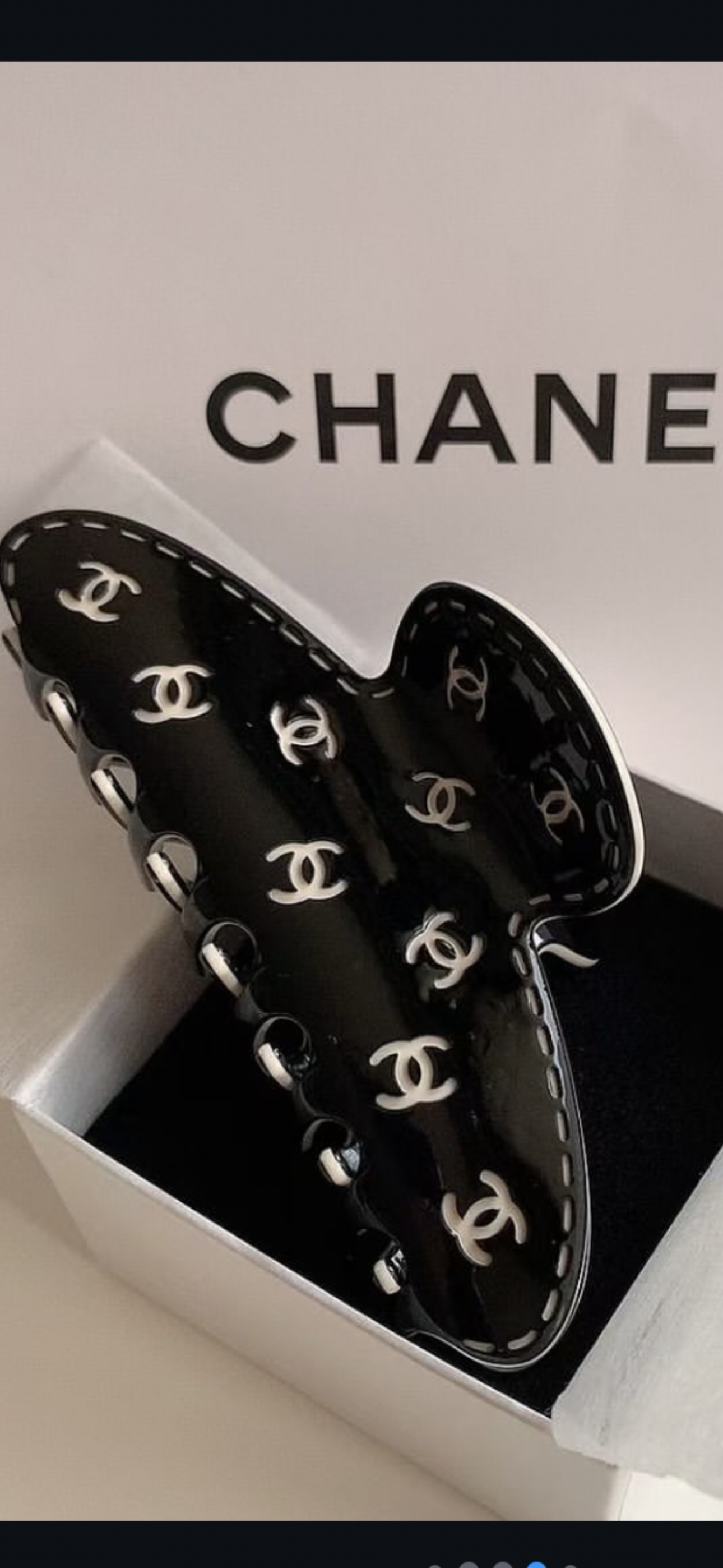 Chanel Hair Claw Clips