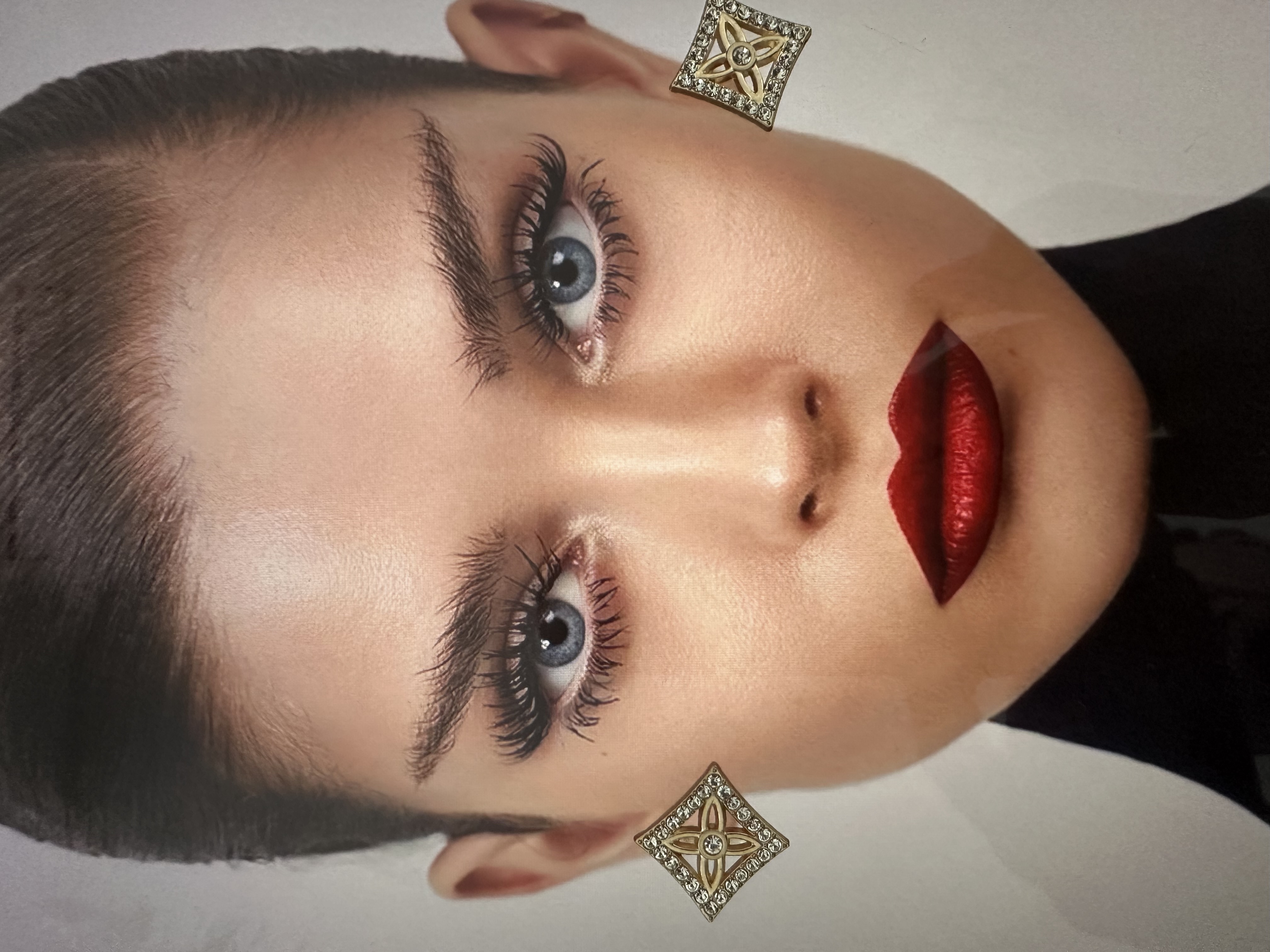 Geometric Pearl Stud Earrings