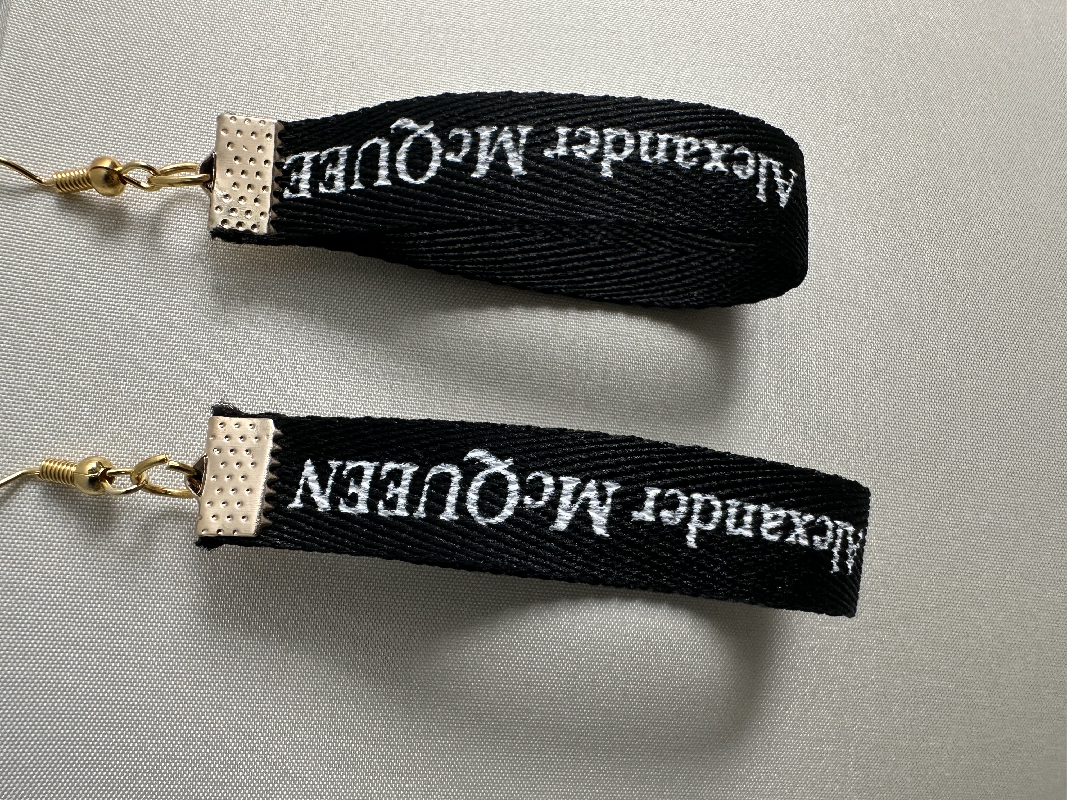 Alexander McQueen Ribbon Earrings