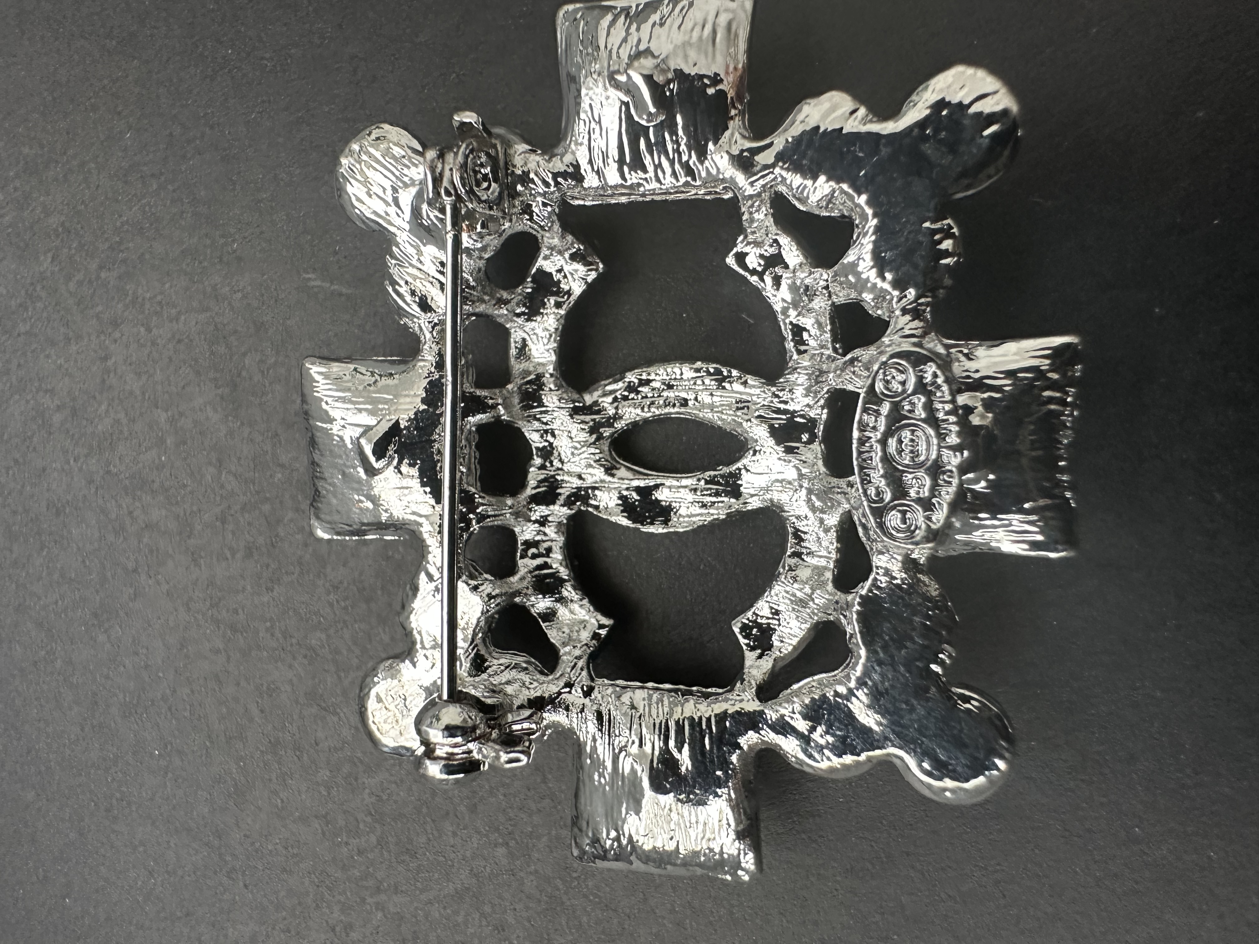 Vintage Crystal Brooch