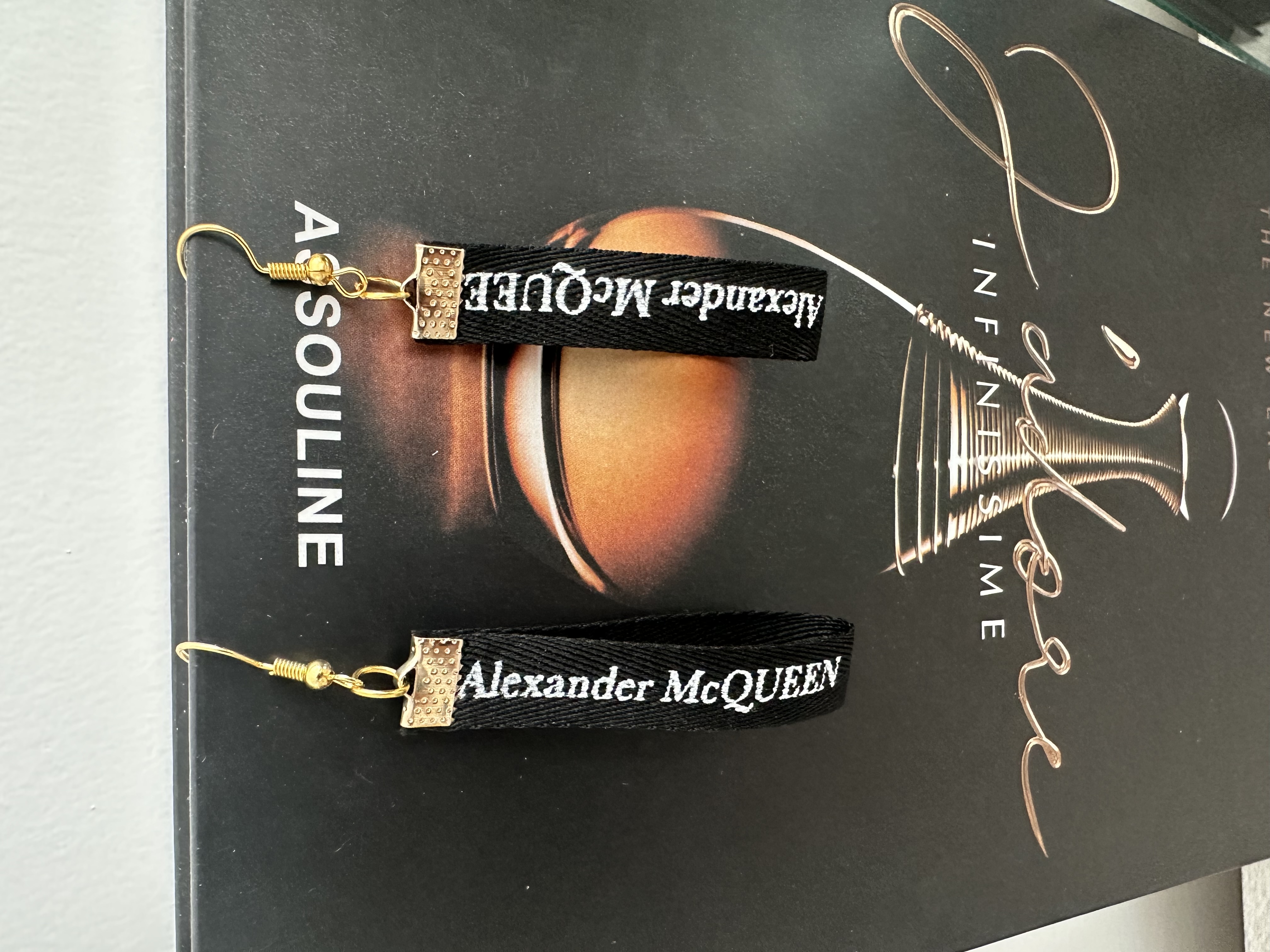 Alexander McQueen Ribbon Earrings