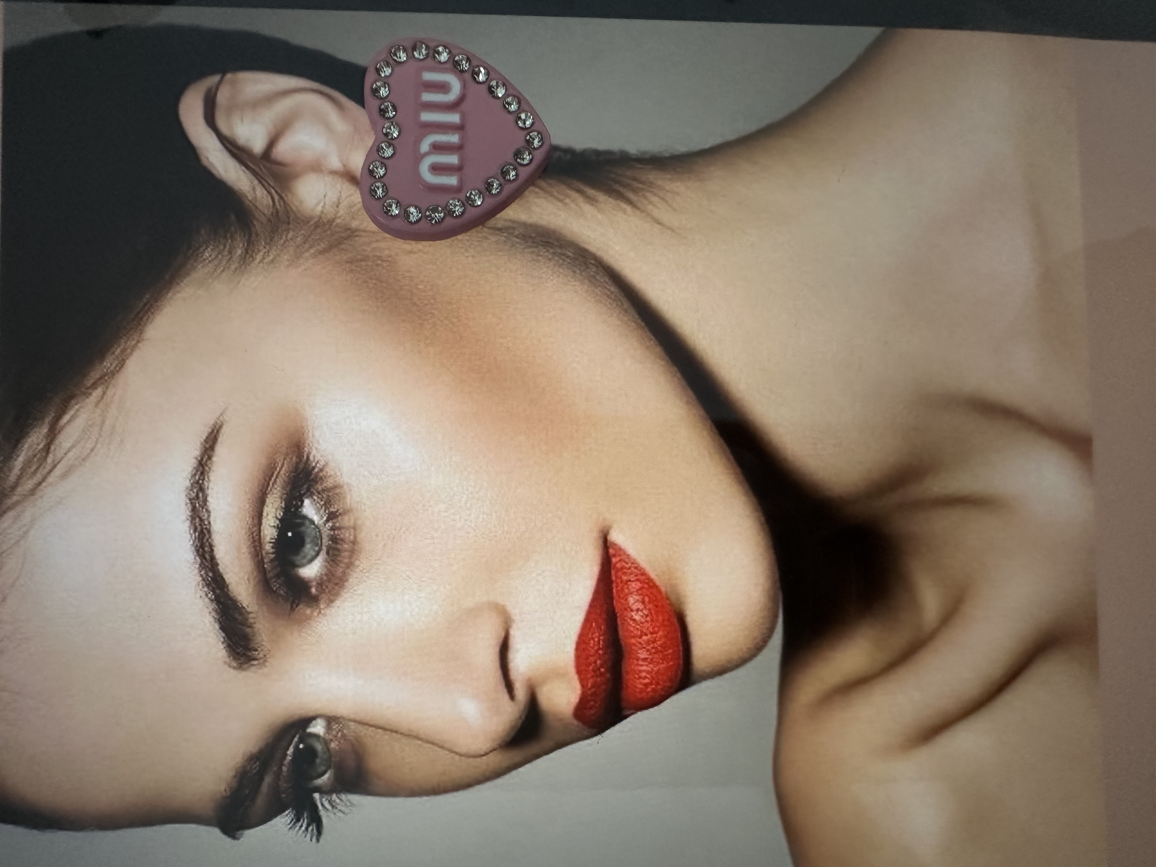 Miu Miu Heart-Shaped Earring