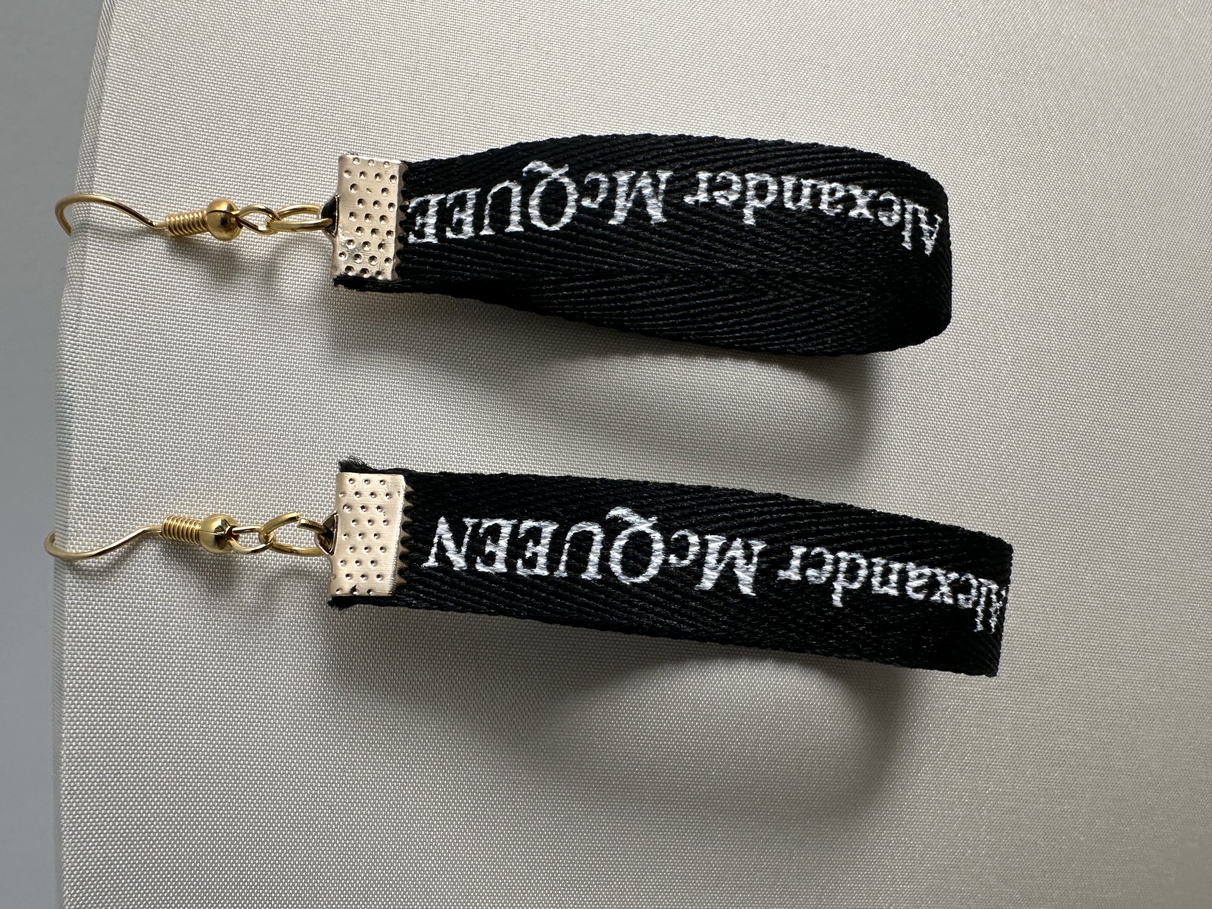 Alexander McQueen Ribbon Earrings