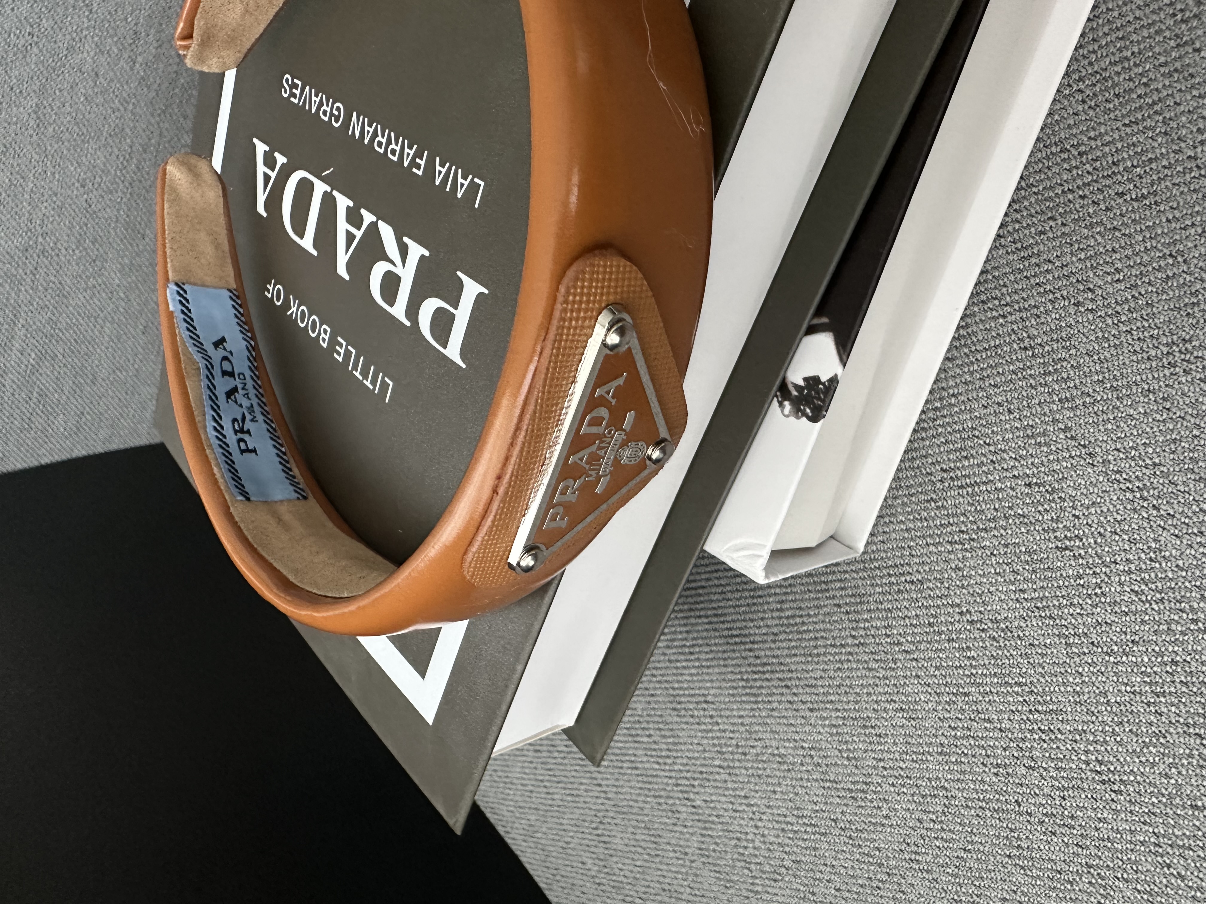  Brown Leather Headband