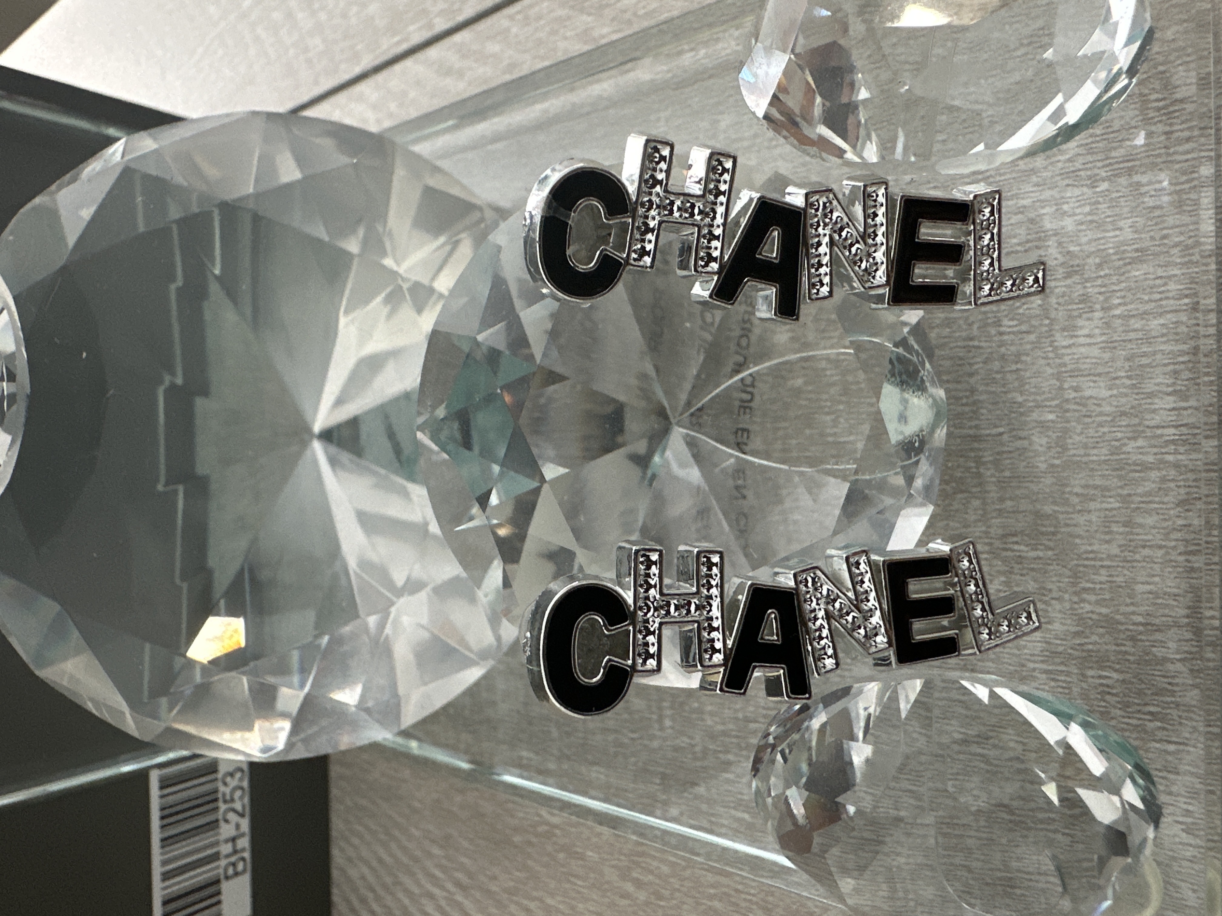  Crystal Logo Earrings