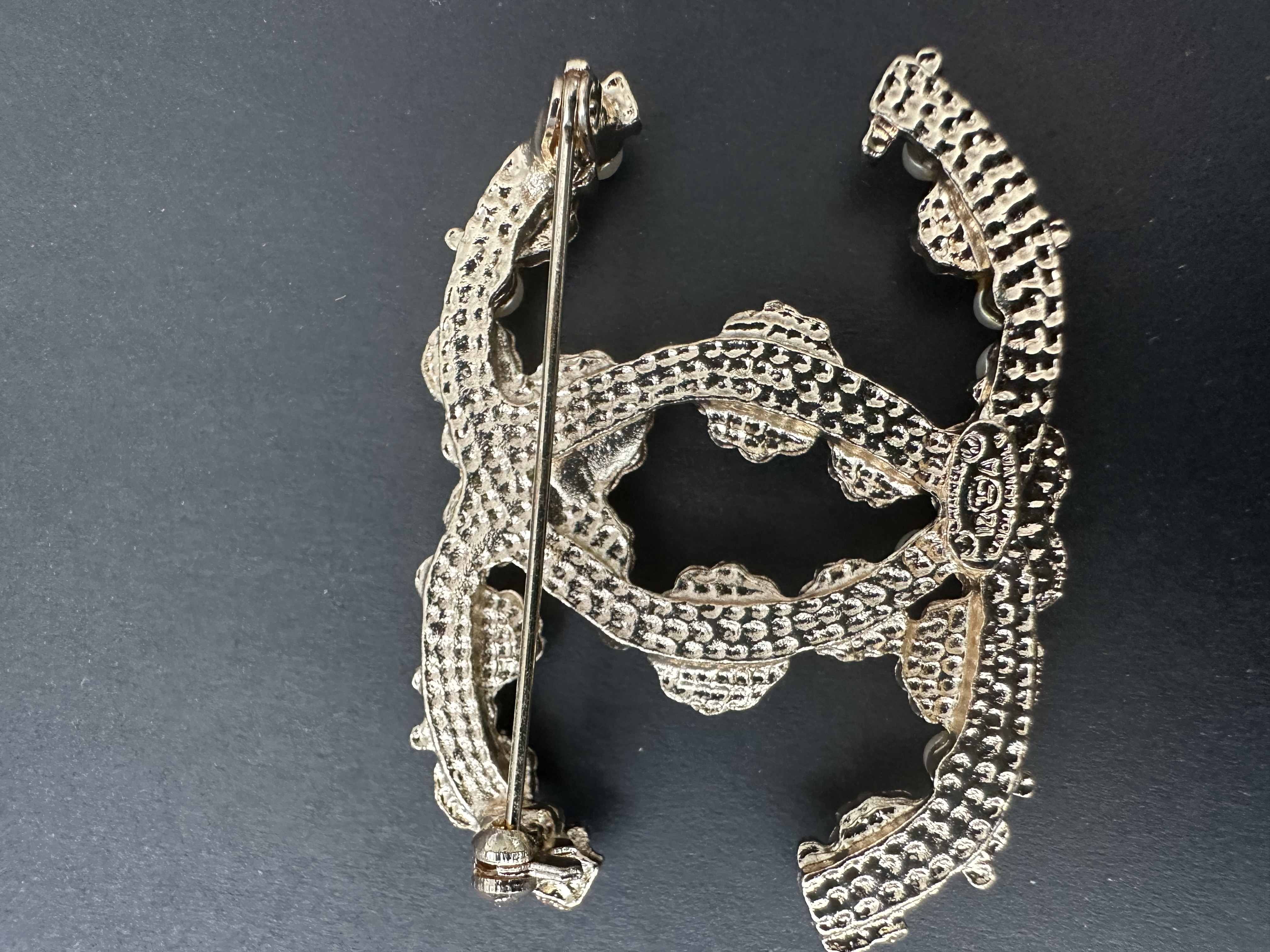 Vintage Chanel Pearl Brooch