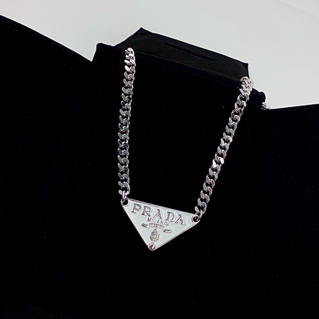 Silver Triangle Necklace