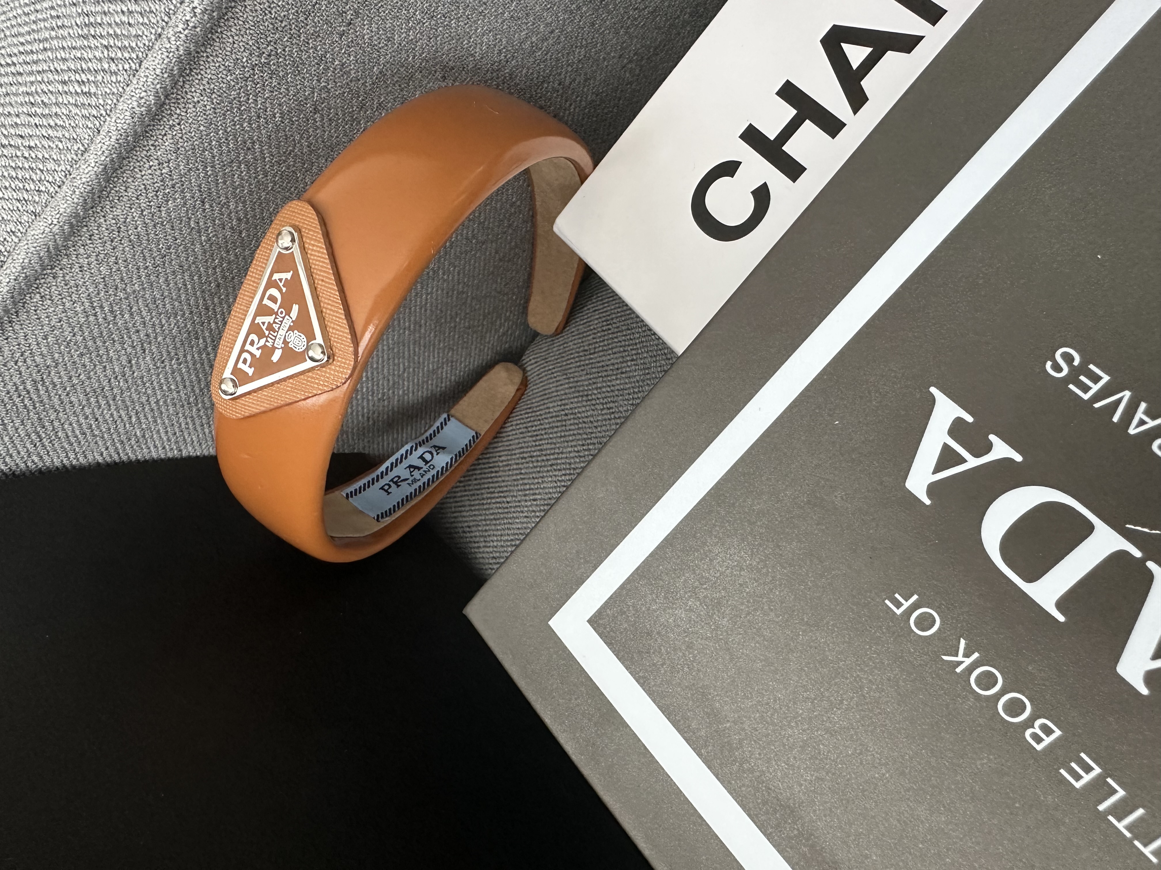  Brown Leather Headband