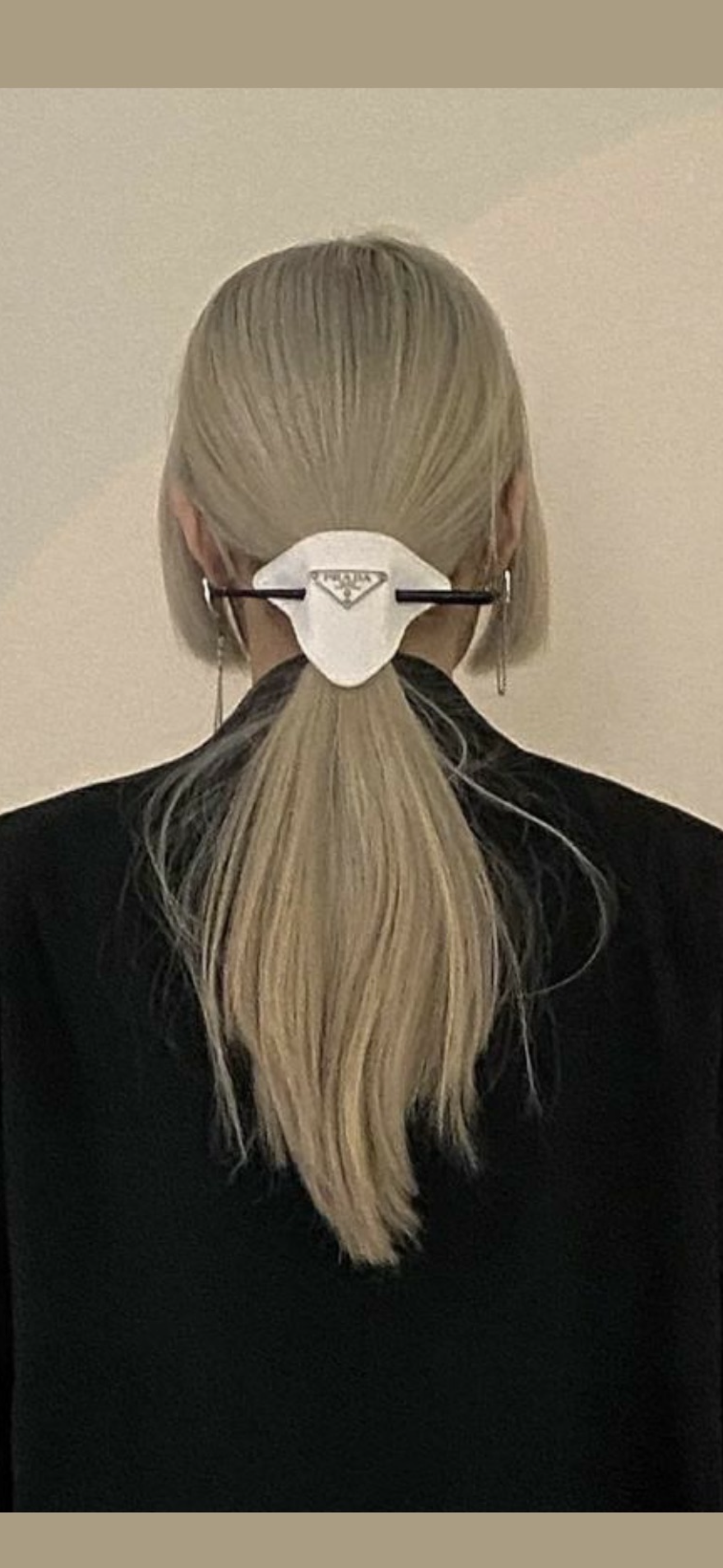  Leather Hair Barrette