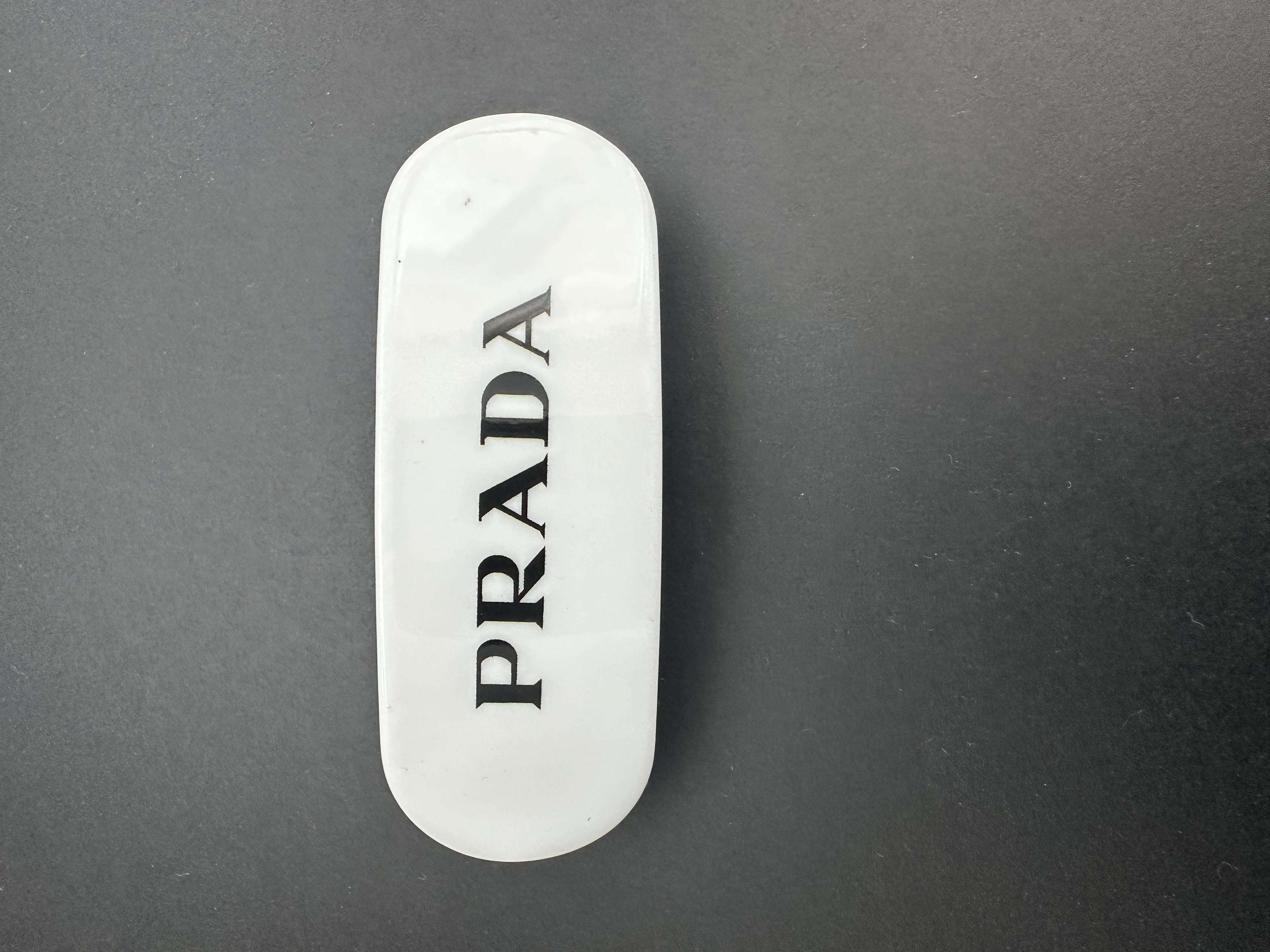 Gold metal hair barrette