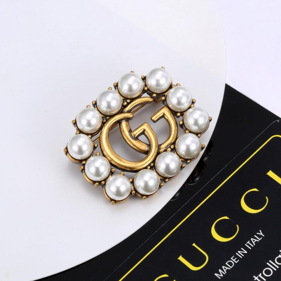 Vintage GG Logo Brooch