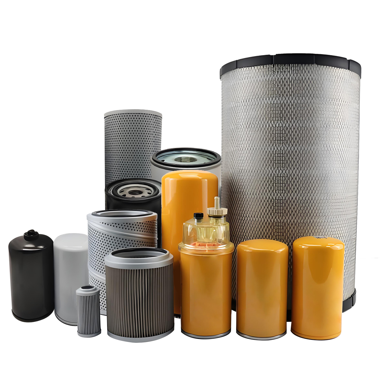 Komatsu Series Oil, Fuel & Air Filters for Construction Machinery