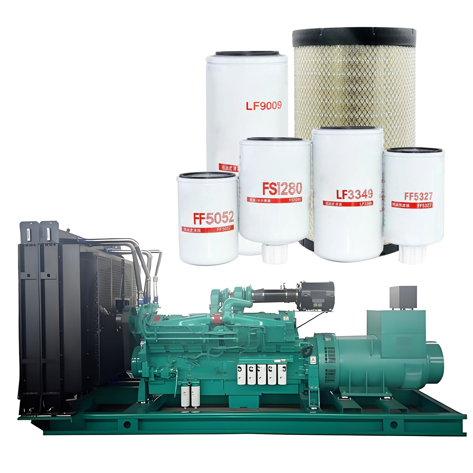Cummins Generator Series Oil, Fuel & Air Filters for Optimal Engine Performance