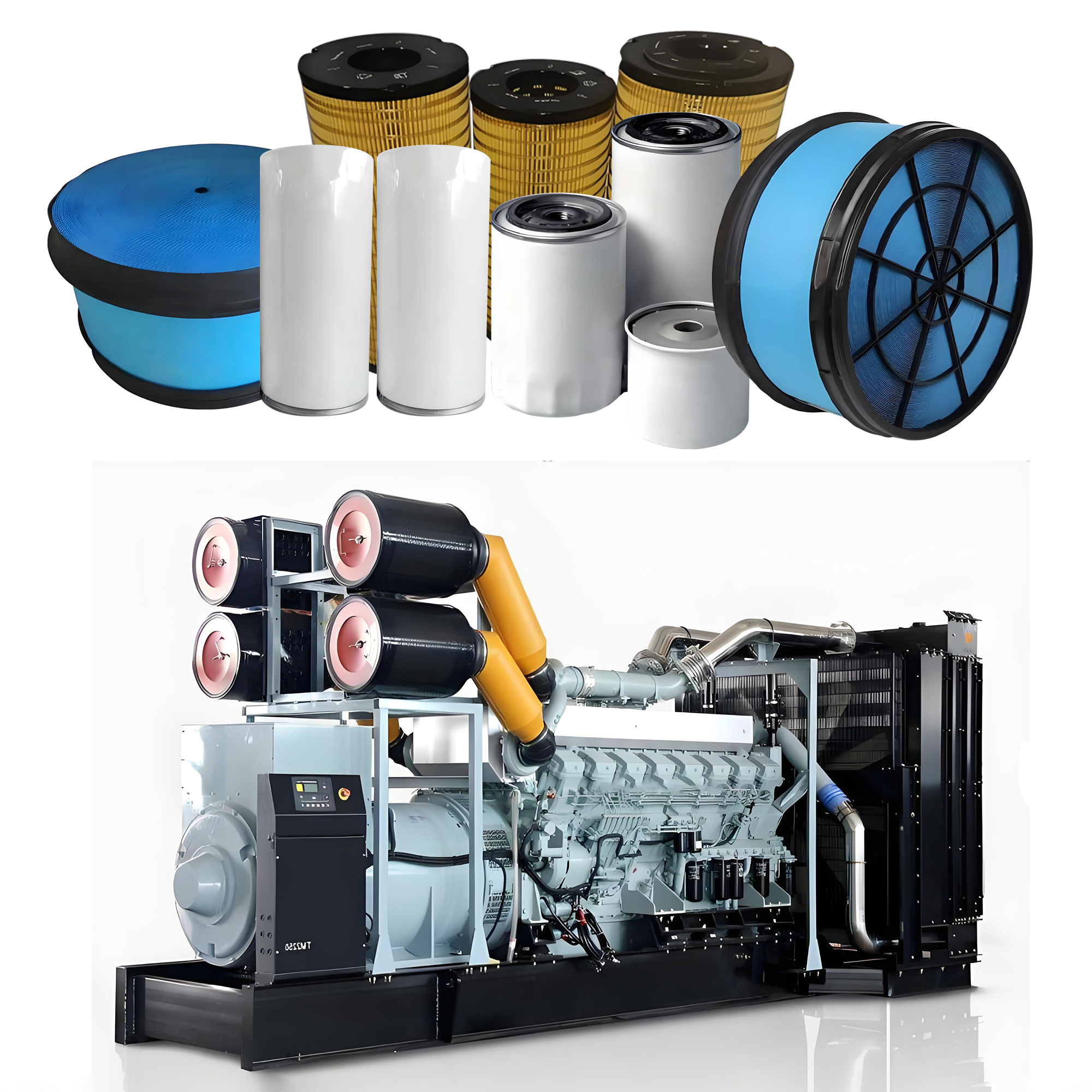 Perkins Generator Series Oil, Fuel & Air Filters for Diesel Engines