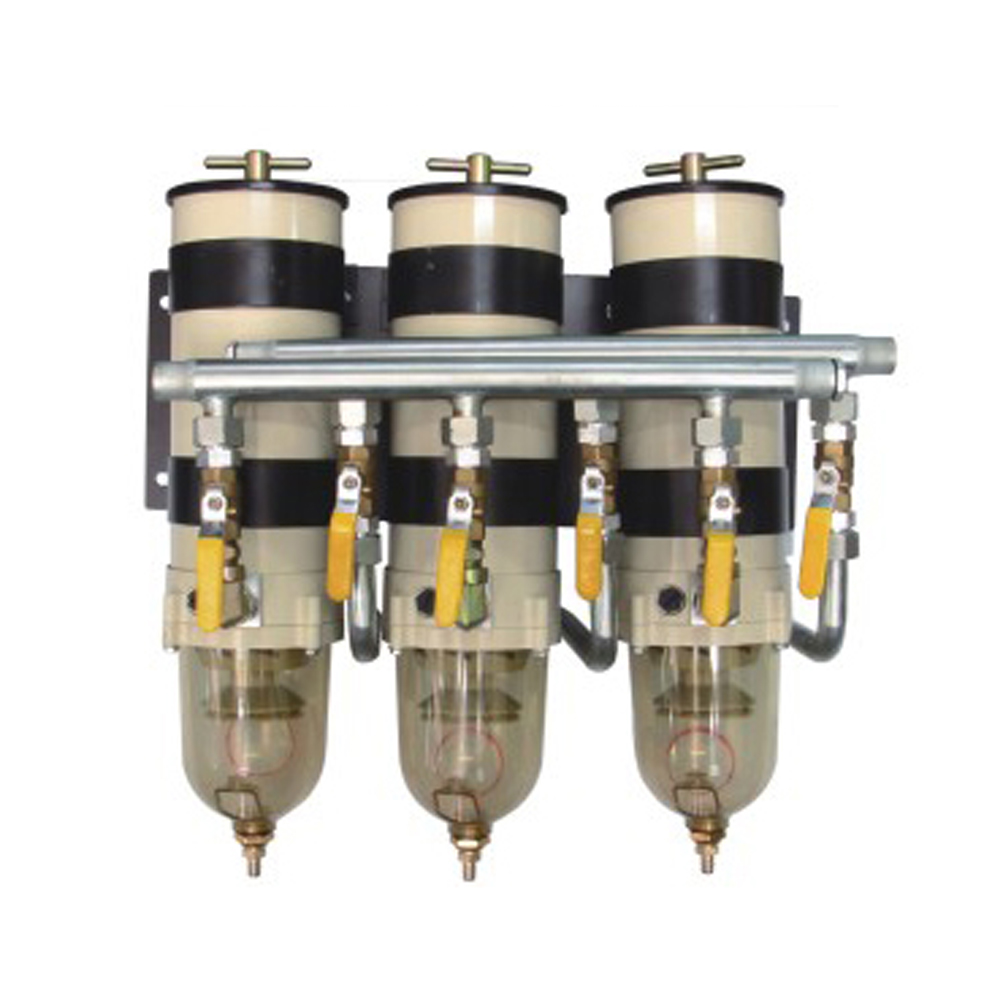 1000FG Three-Unit Six-Valve Oil-Water Separator for Diesel Engines and Construction Machinery