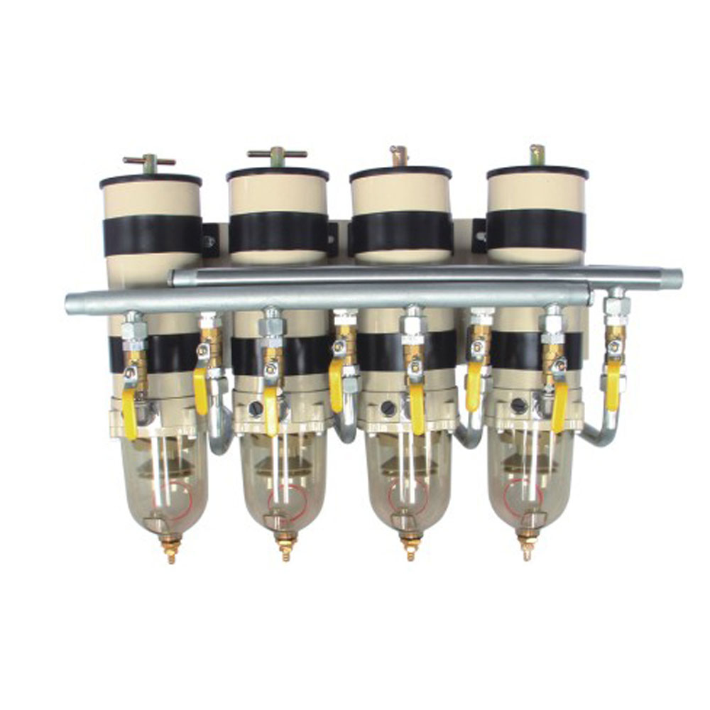1000FG Four-Unit Eight-Valve Oil-Water Separator for Heavy Machinery & Generators