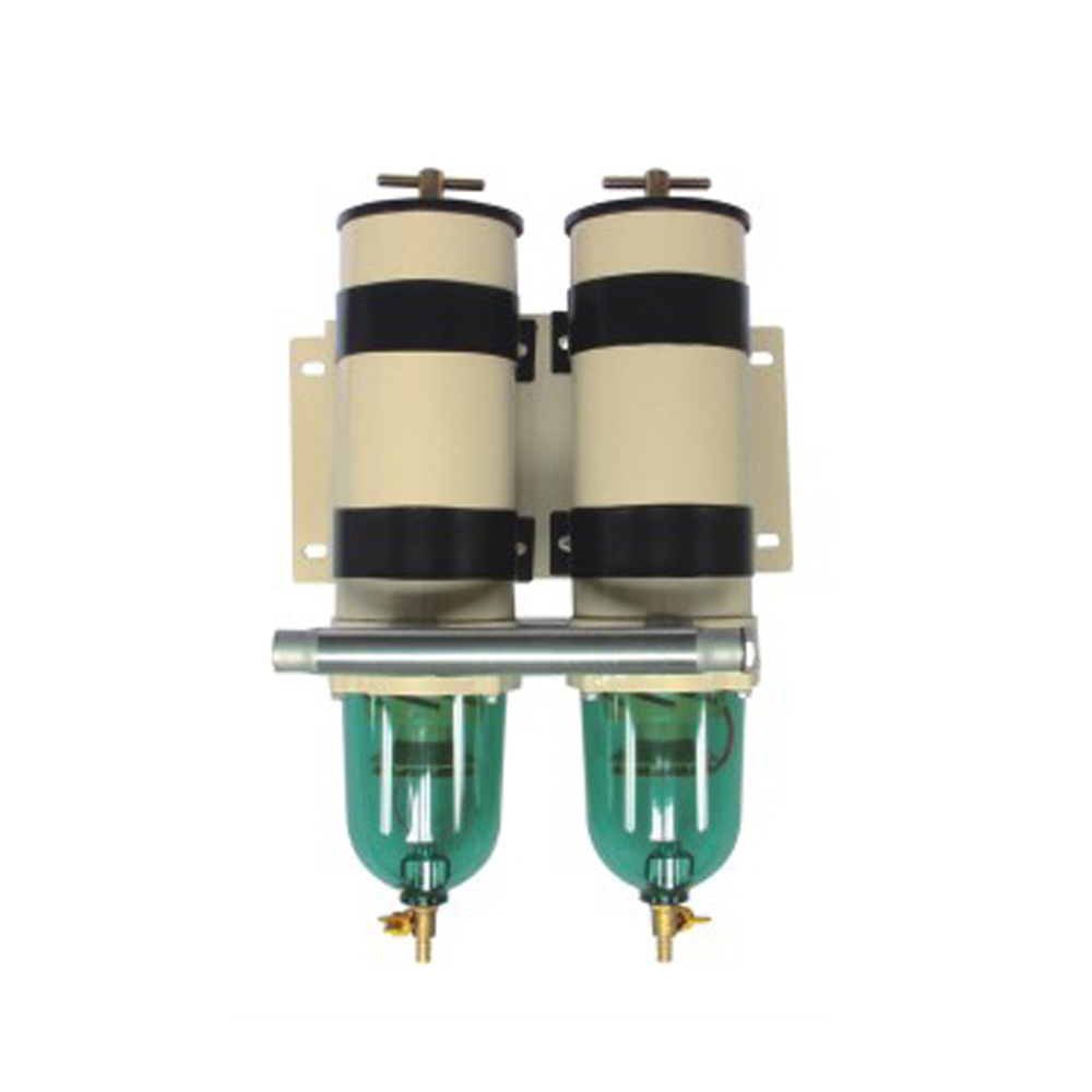 1000FG Two-Unit Straight Pipe Oil-Water Separator for Heavy Machinery & Marine Engines