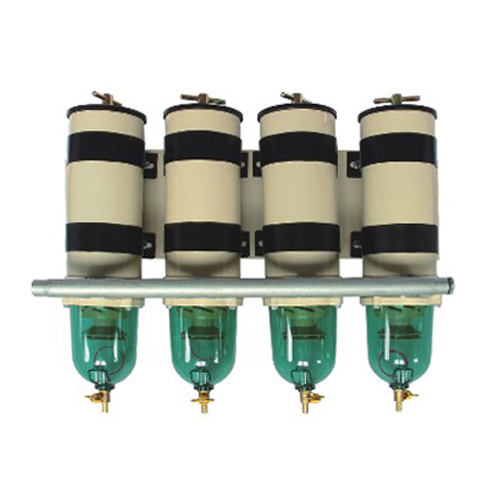 1000FG Four-Unit Straight Pipe Oil-Water Separator for Diesel Engines & Industrial Applications
